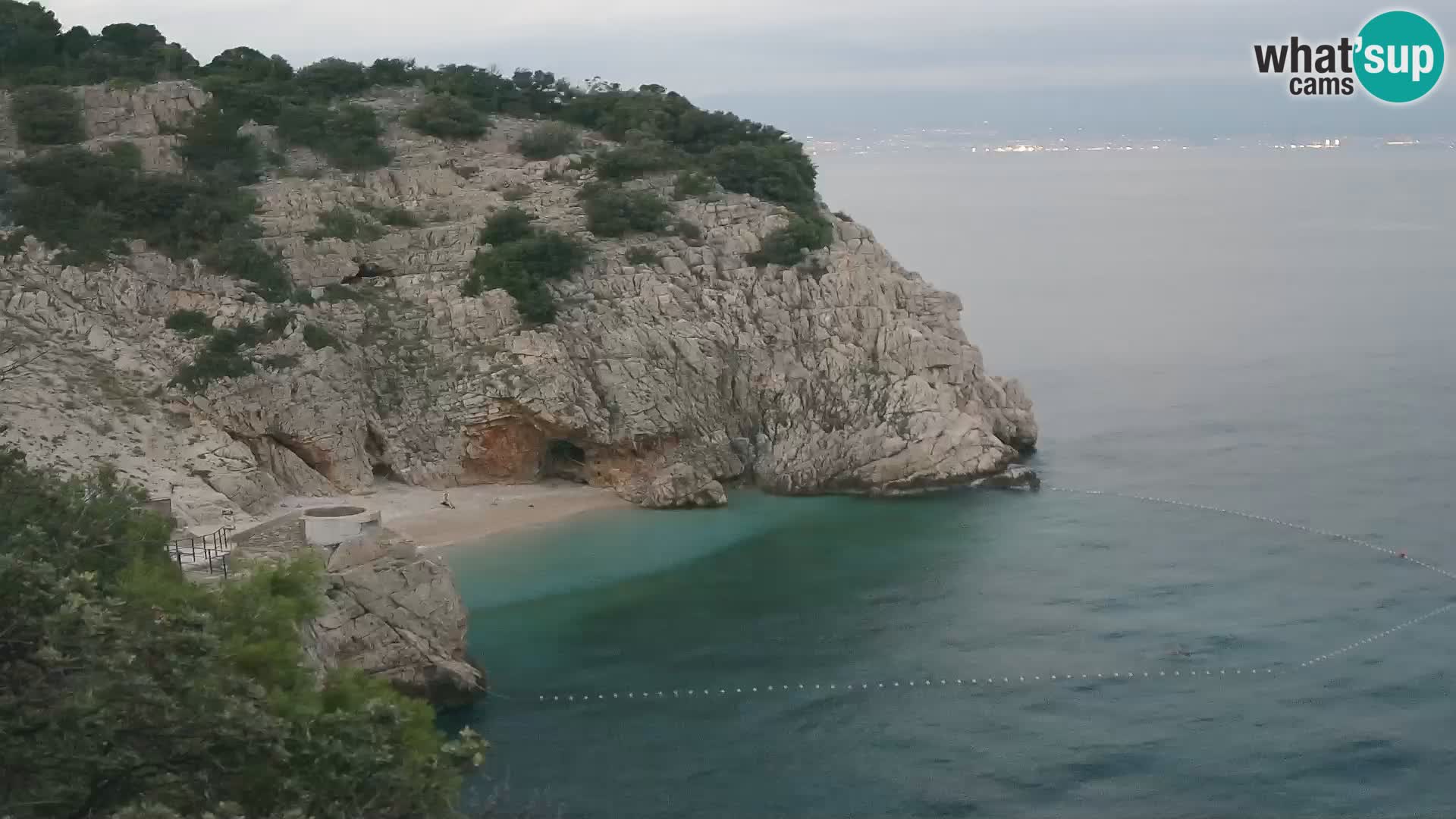 Web kamera plaže Brseč – Mošćenička Draga – Hrvatska