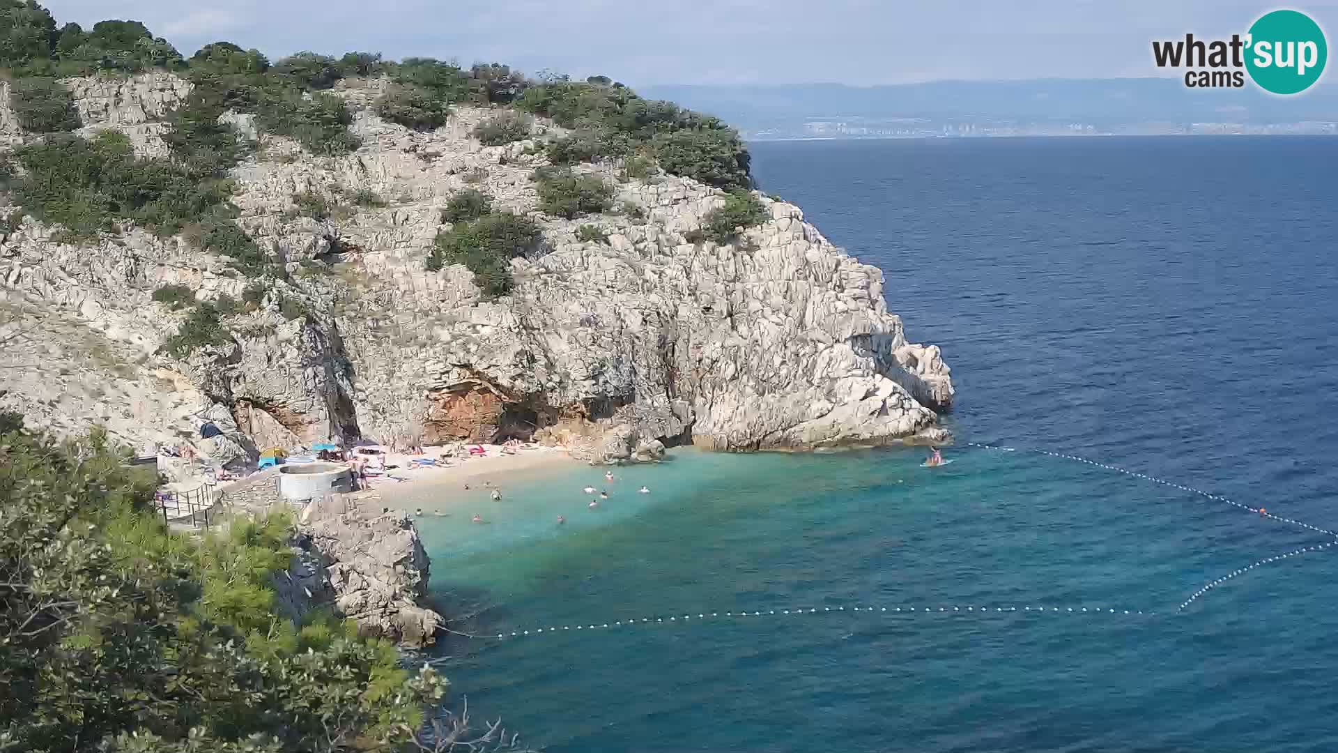 Webcam Brseč Strand – Mošćenička Draga – Kroatien