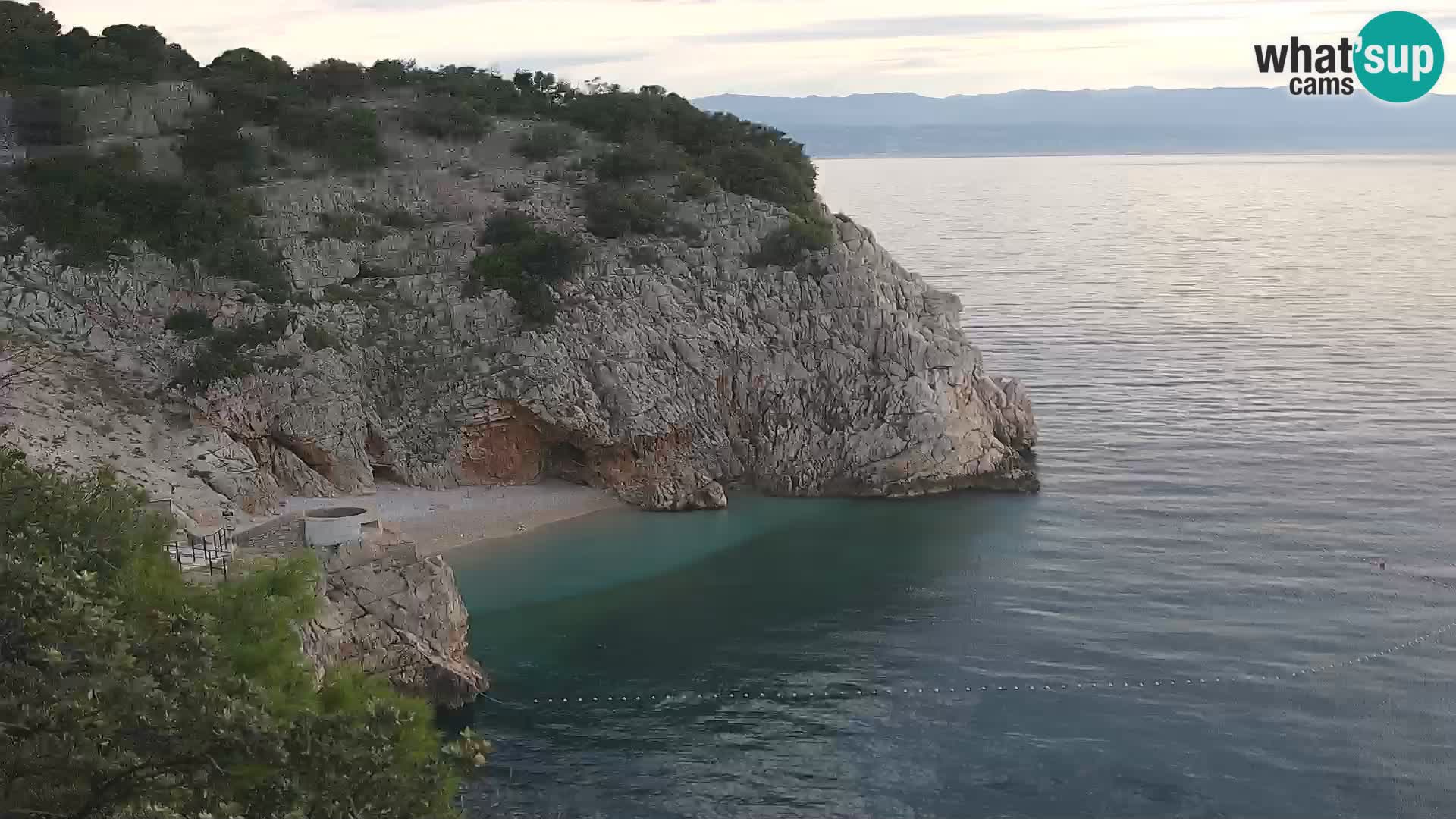 Webcam Brseč Strand – Mošćenička Draga – Kroatien