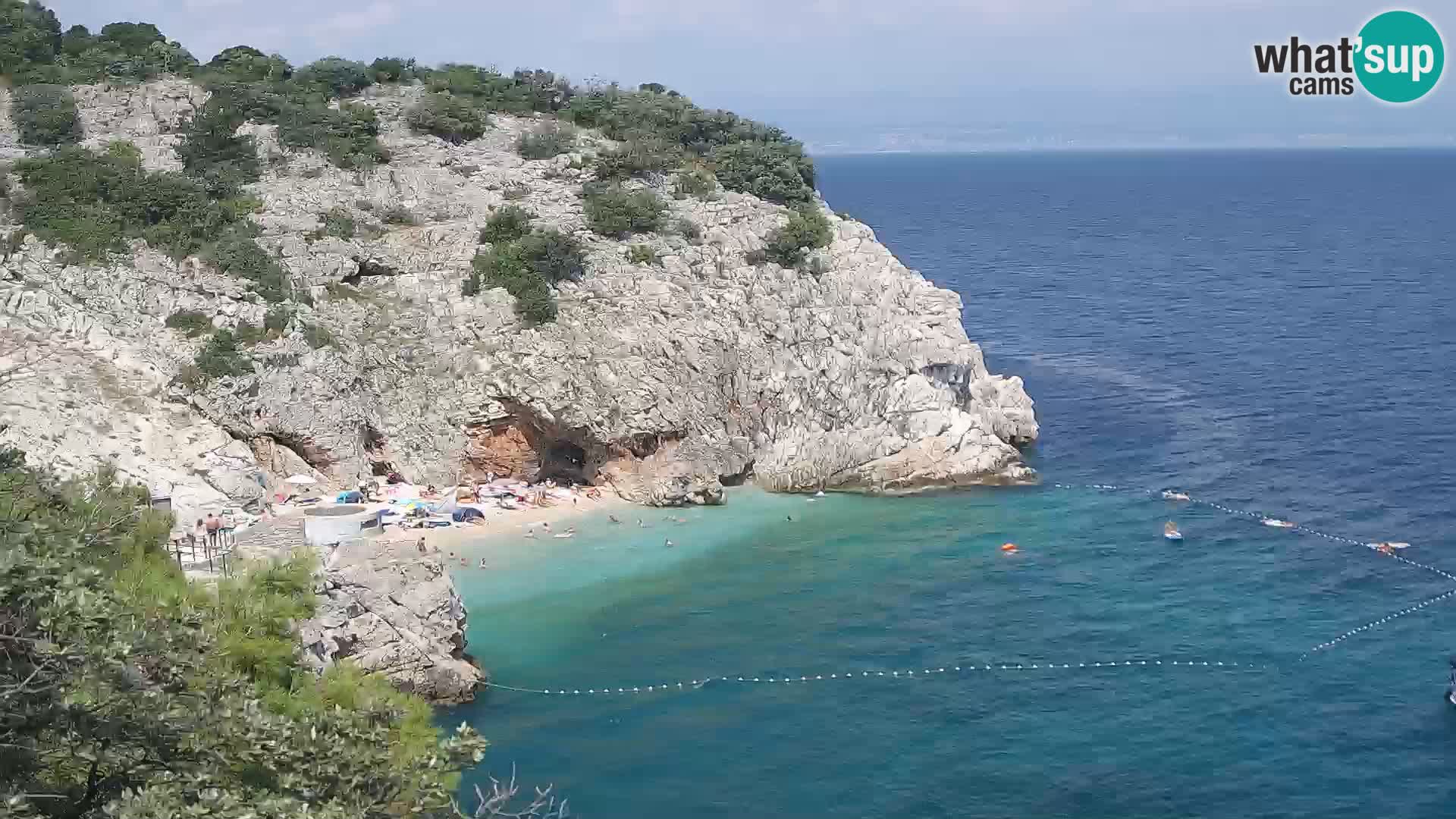 Webcam Brseč Strand – Mošćenička Draga – Kroatien