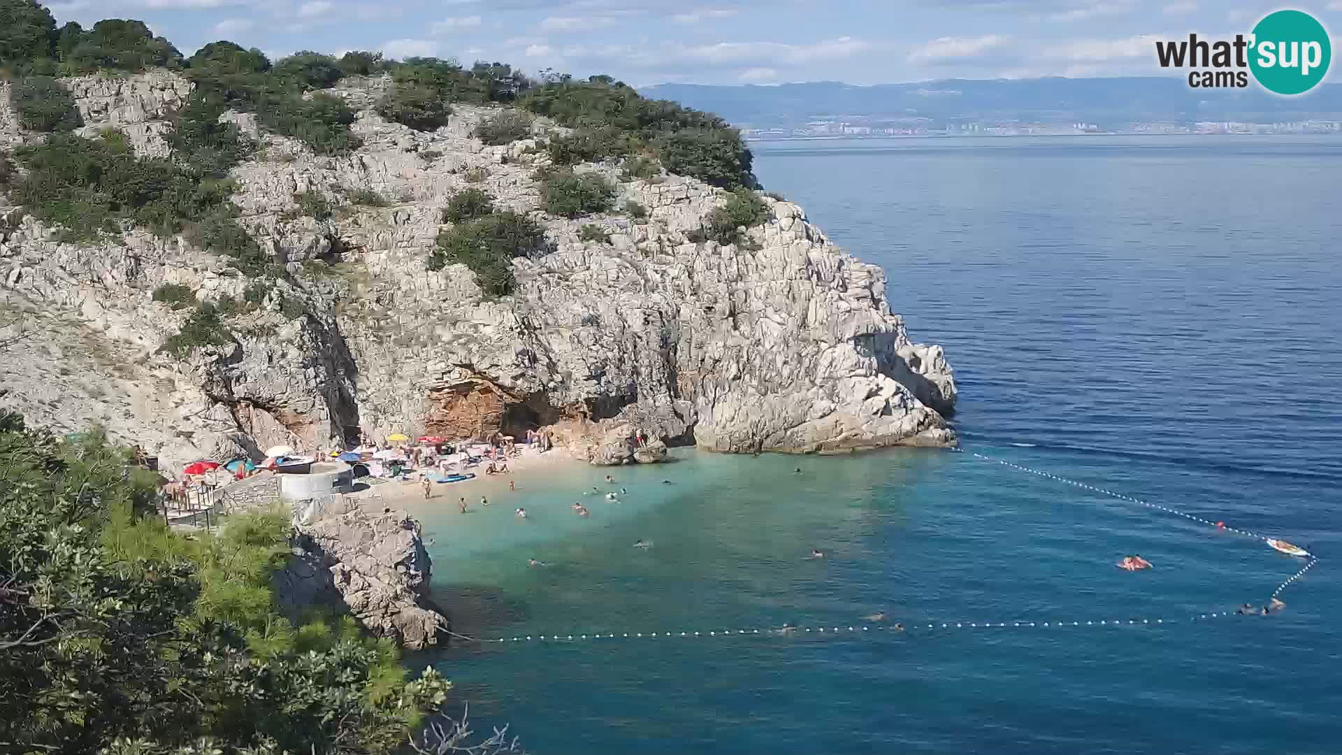 Webcam Brseč Strand – Mošćenička Draga – Kroatien