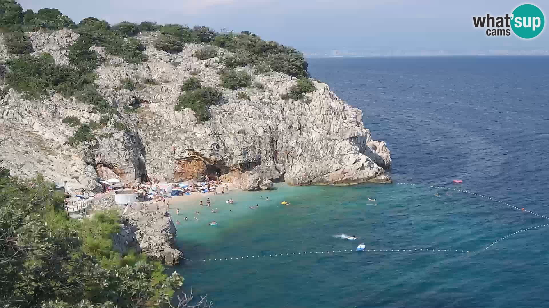 Webcam Brseč Strand – Mošćenička Draga – Kroatien