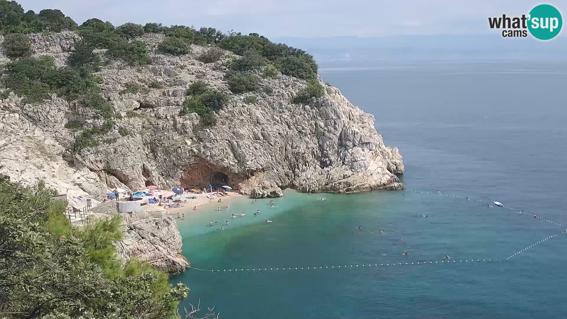 Webcam Brseč Strand – Mošćenička Draga – Kroatien