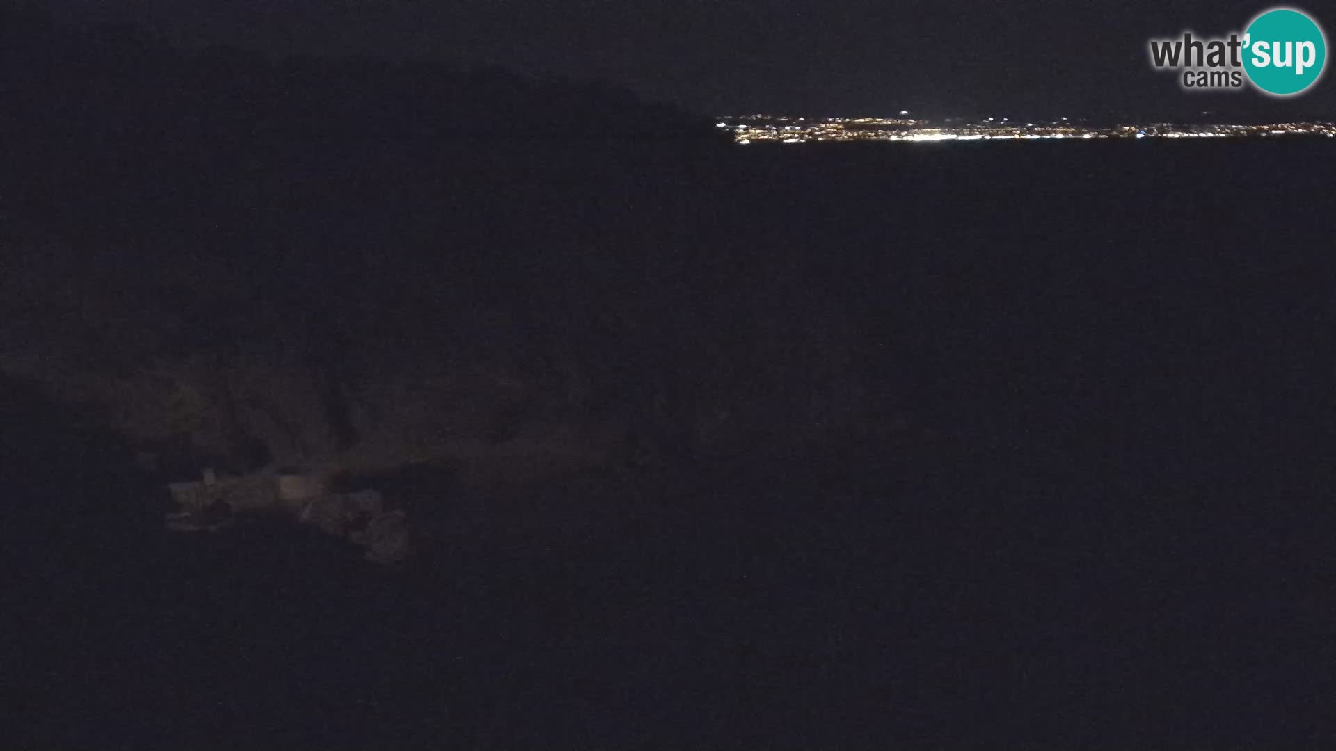 Webcam plage Brseč à Mošćenička Draga, Croatie