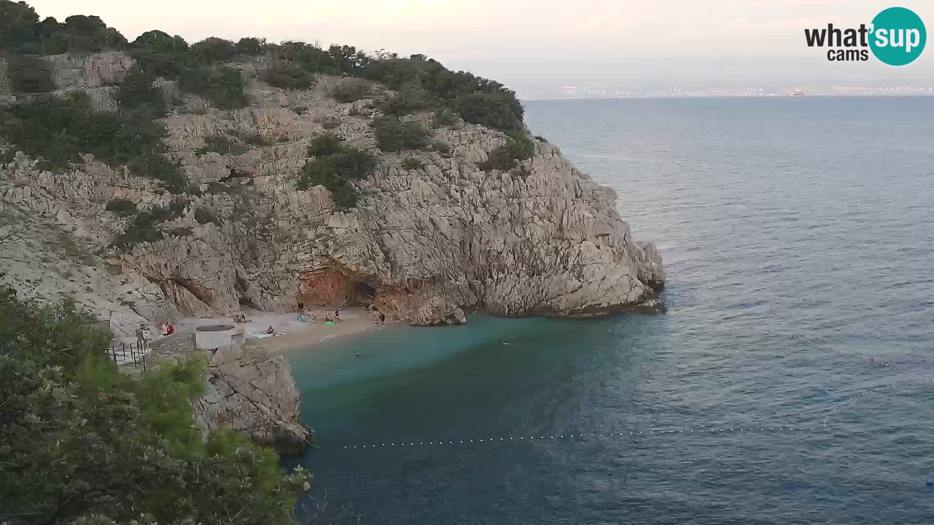 Webcam Brseč beach – Mošćenička Draga – Croatia