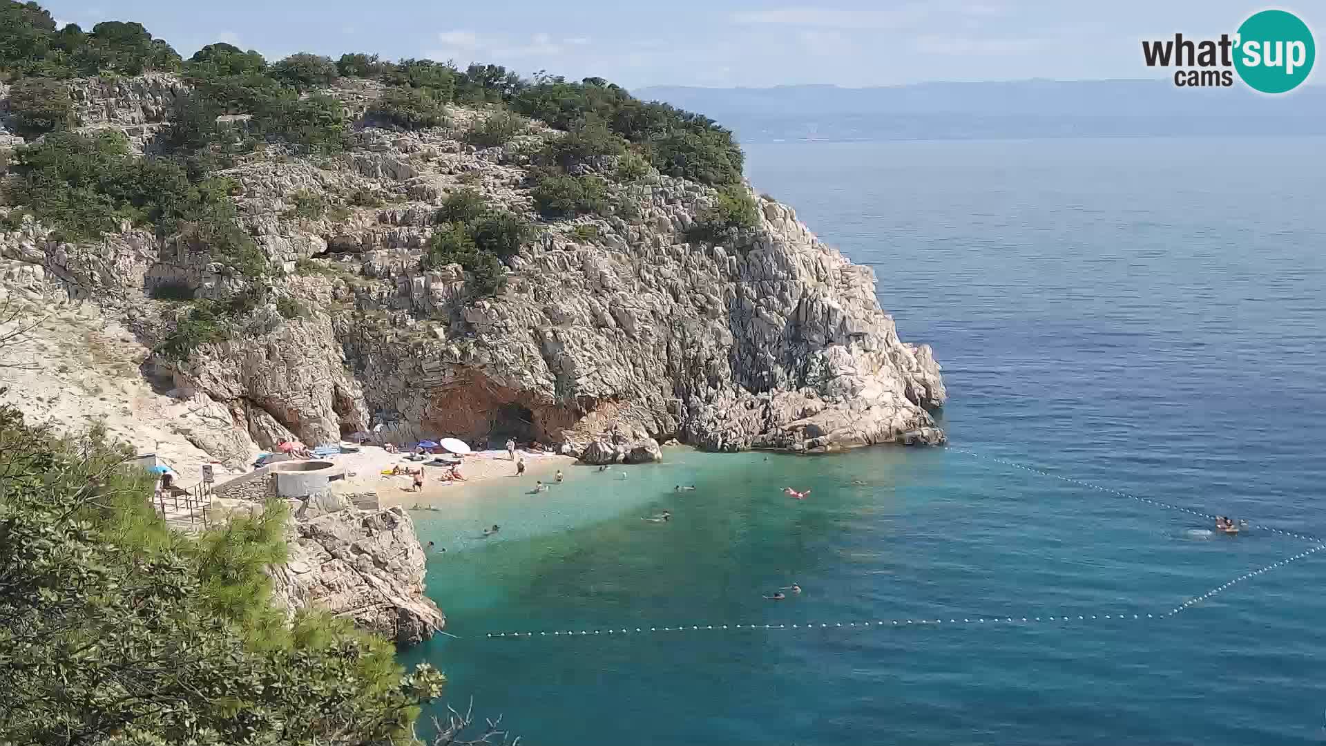 Webcam Brseč Strand – Mošćenička Draga – Kroatien