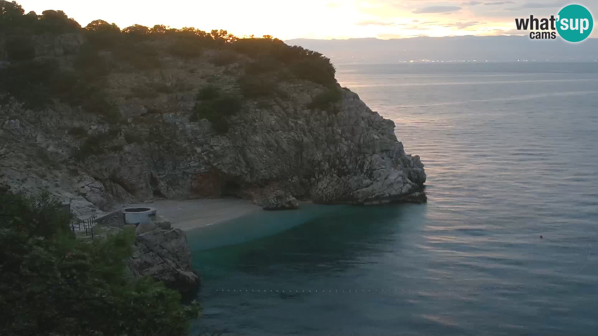 Webcam Brseč Strand – Mošćenička Draga – Kroatien