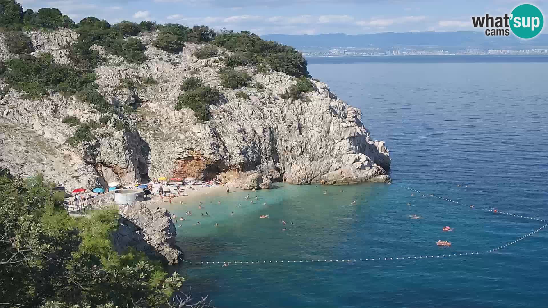 Webcam Brseč Strand – Mošćenička Draga – Kroatien