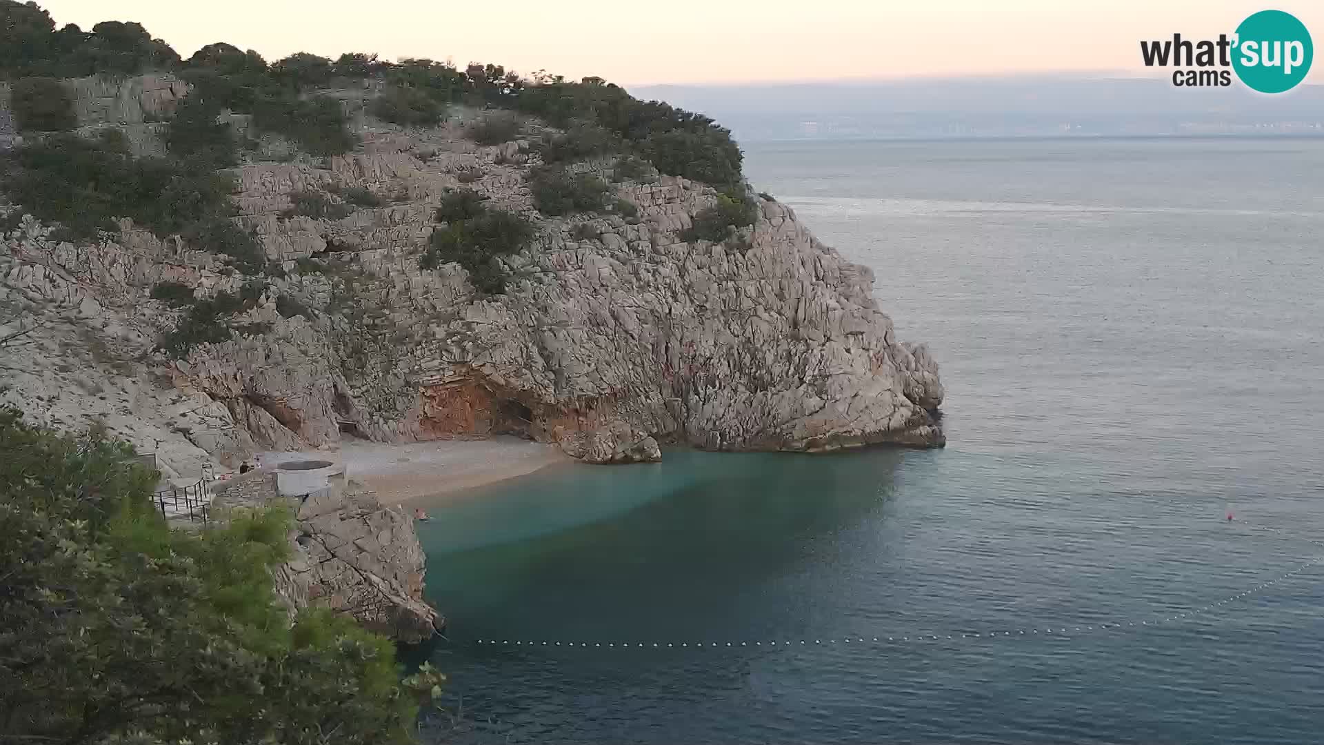 Webcam Bersezio spiaggia – Draga di Moschiena – Croazia