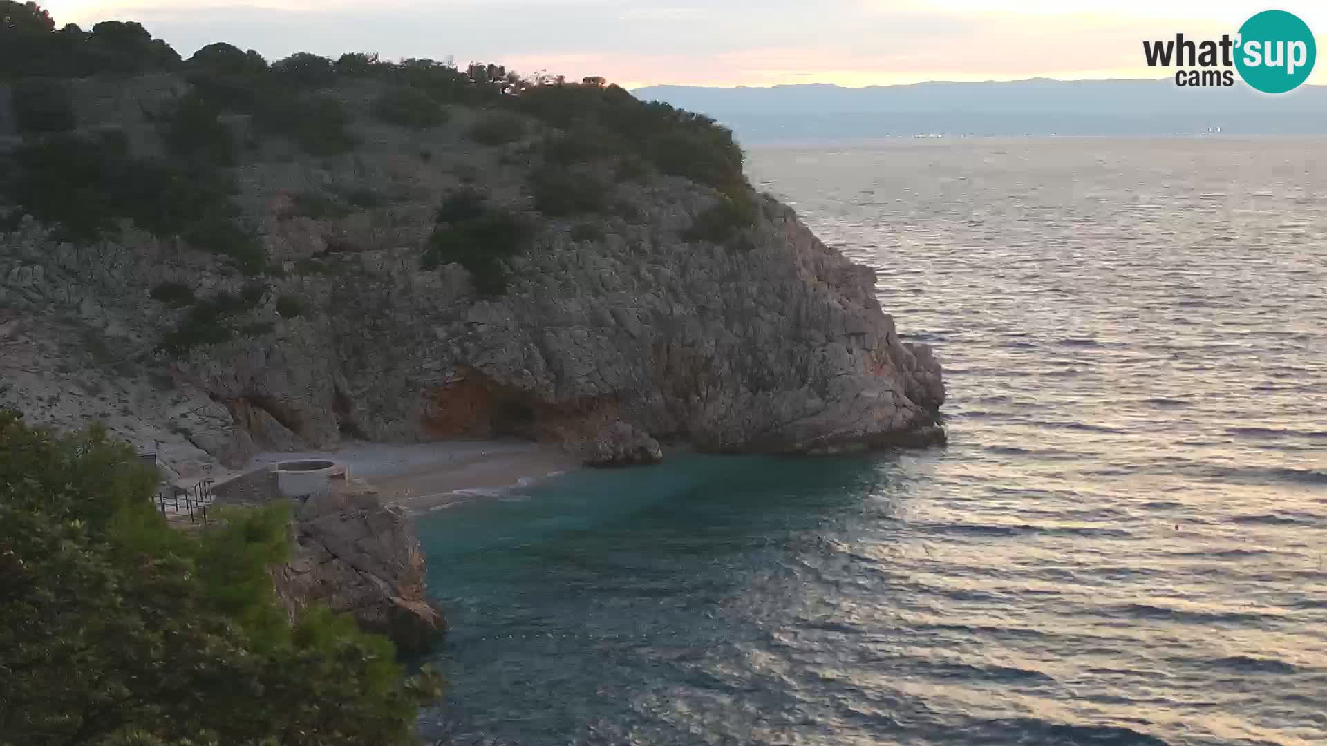 Webcam Brseč Strand – Mošćenička Draga – Kroatien