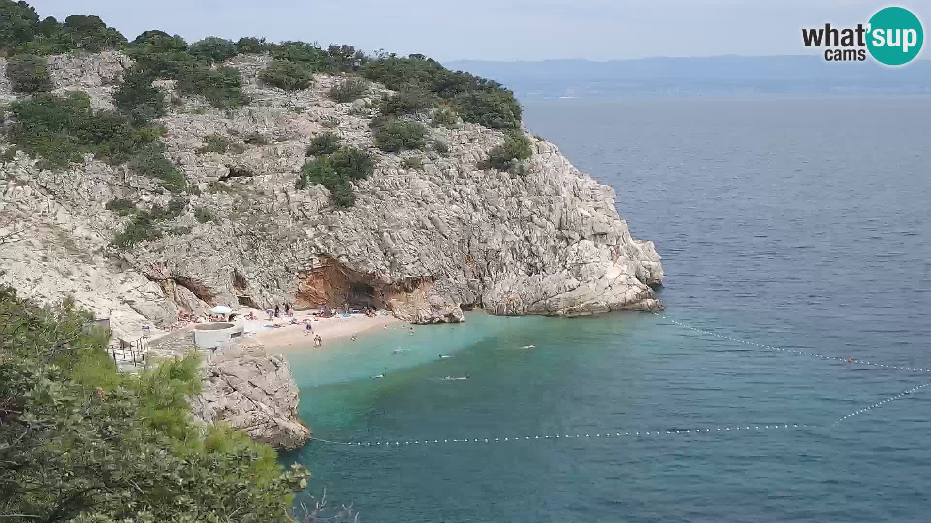 Webcam Bersezio spiaggia – Draga di Moschiena – Croazia