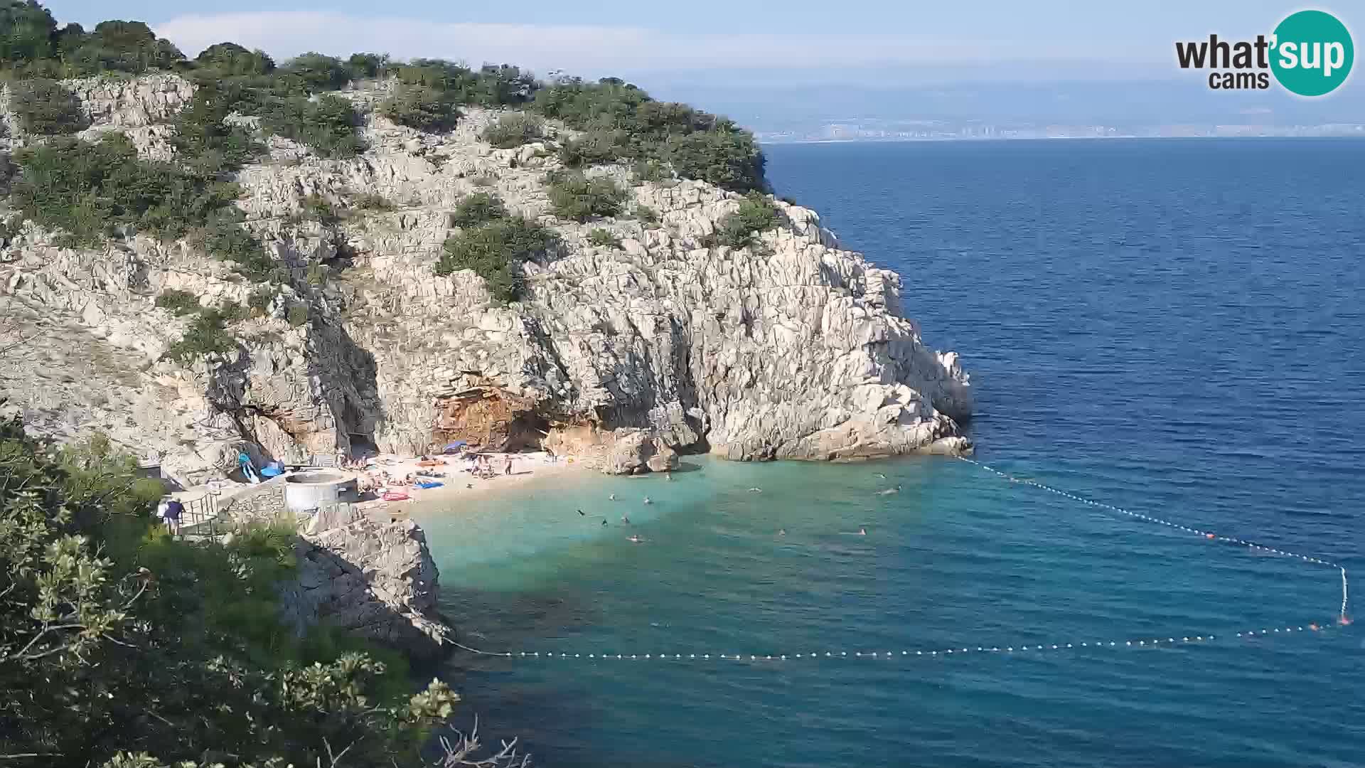 Webcam Brseč Strand – Mošćenička Draga – Kroatien