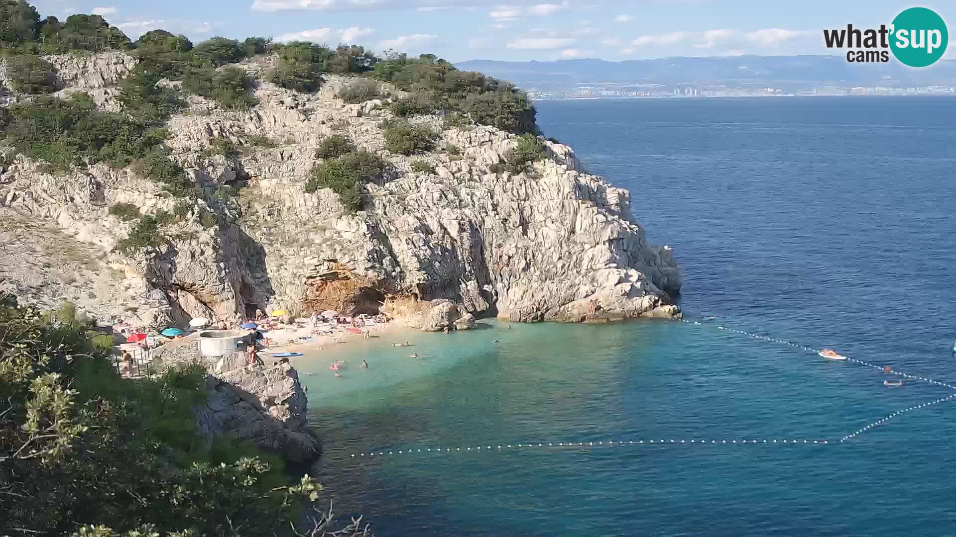 Webcam Brseč Strand – Mošćenička Draga – Kroatien