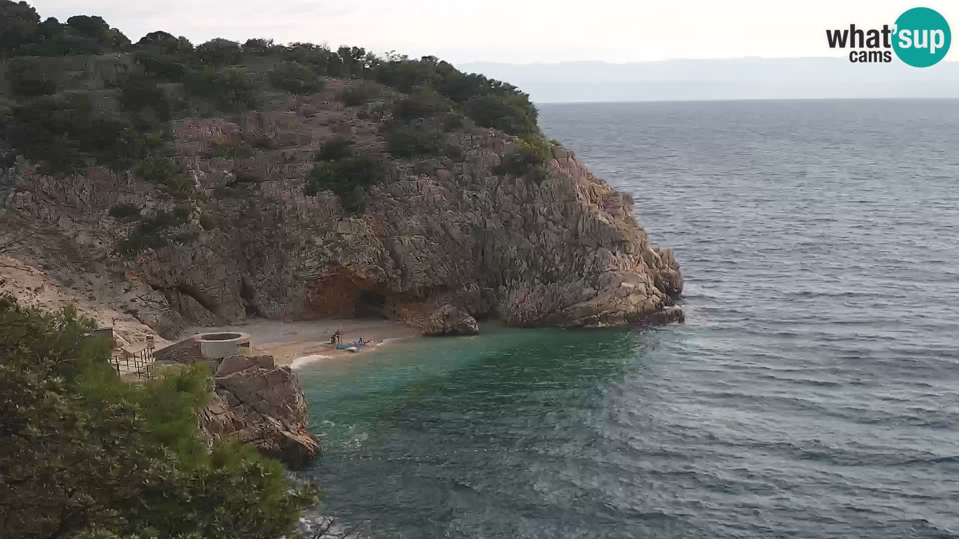 Web kamera plaže Brseč – Mošćenička Draga – Hrvatska