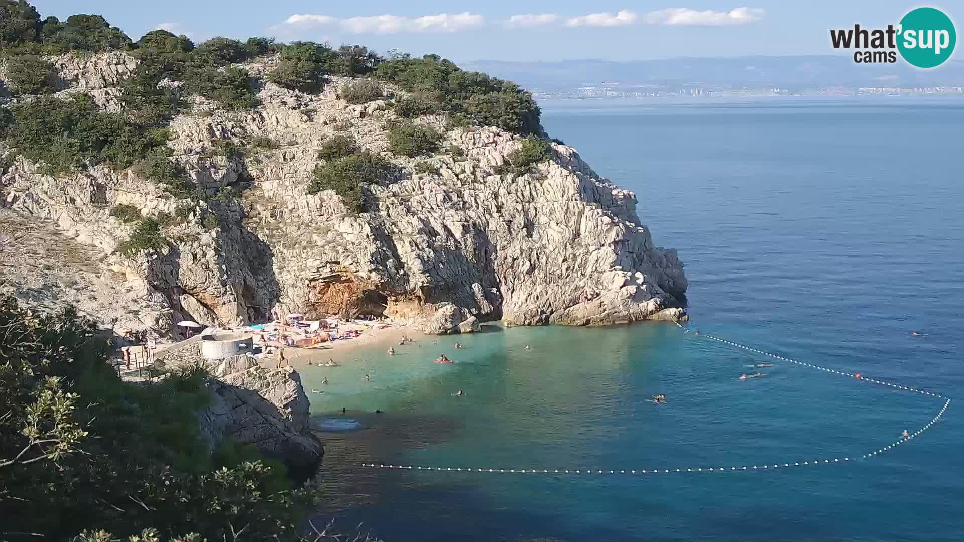 Webcam Brseč Strand – Mošćenička Draga – Kroatien