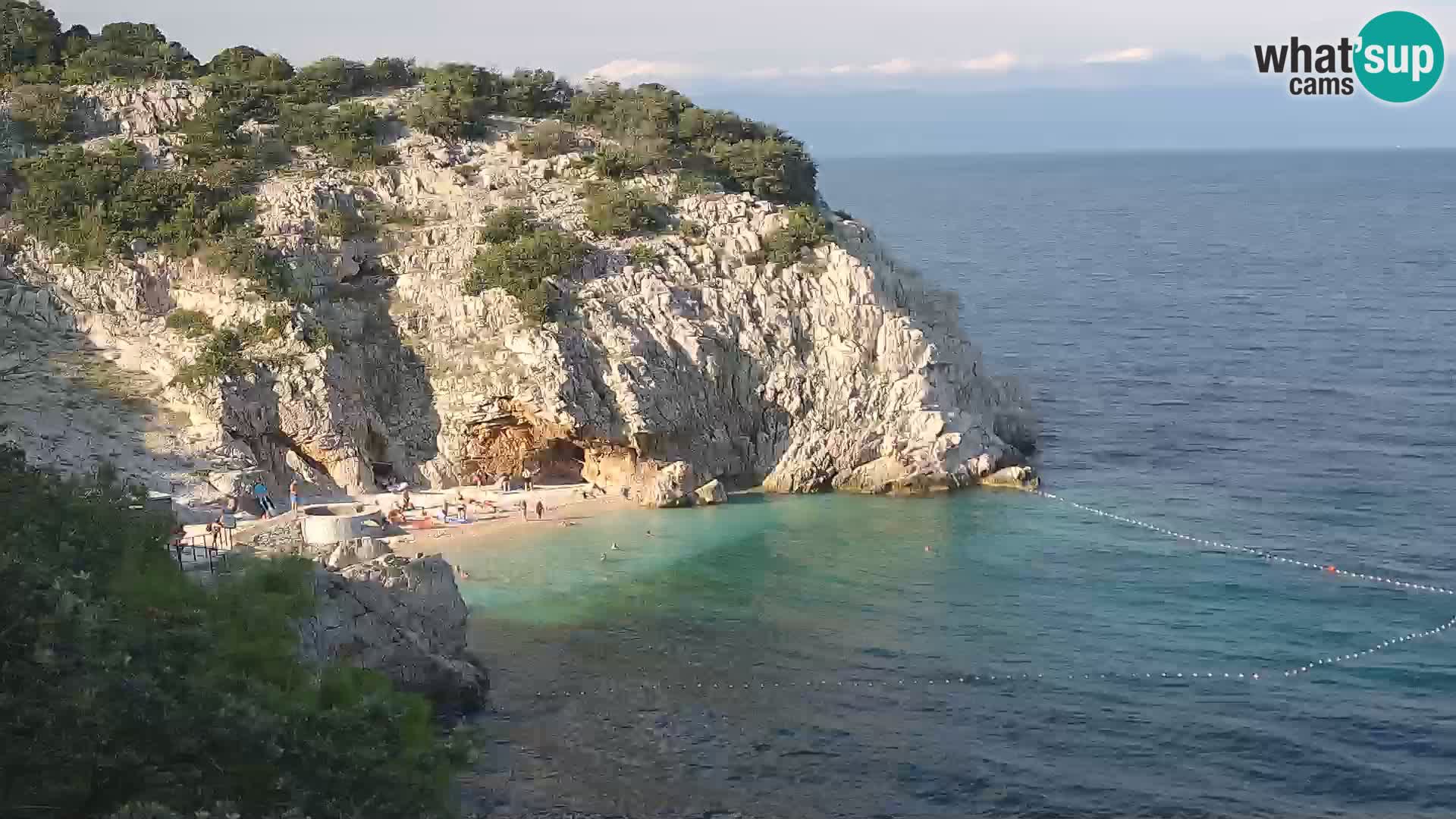 Webcam Brseč Strand – Mošćenička Draga – Kroatien