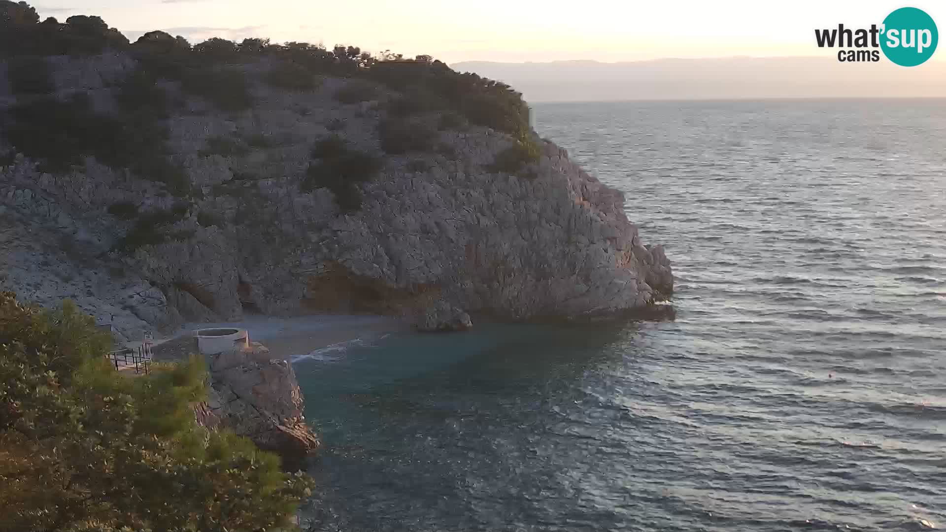 Webcam Brseč beach – Mošćenička Draga – Croatia