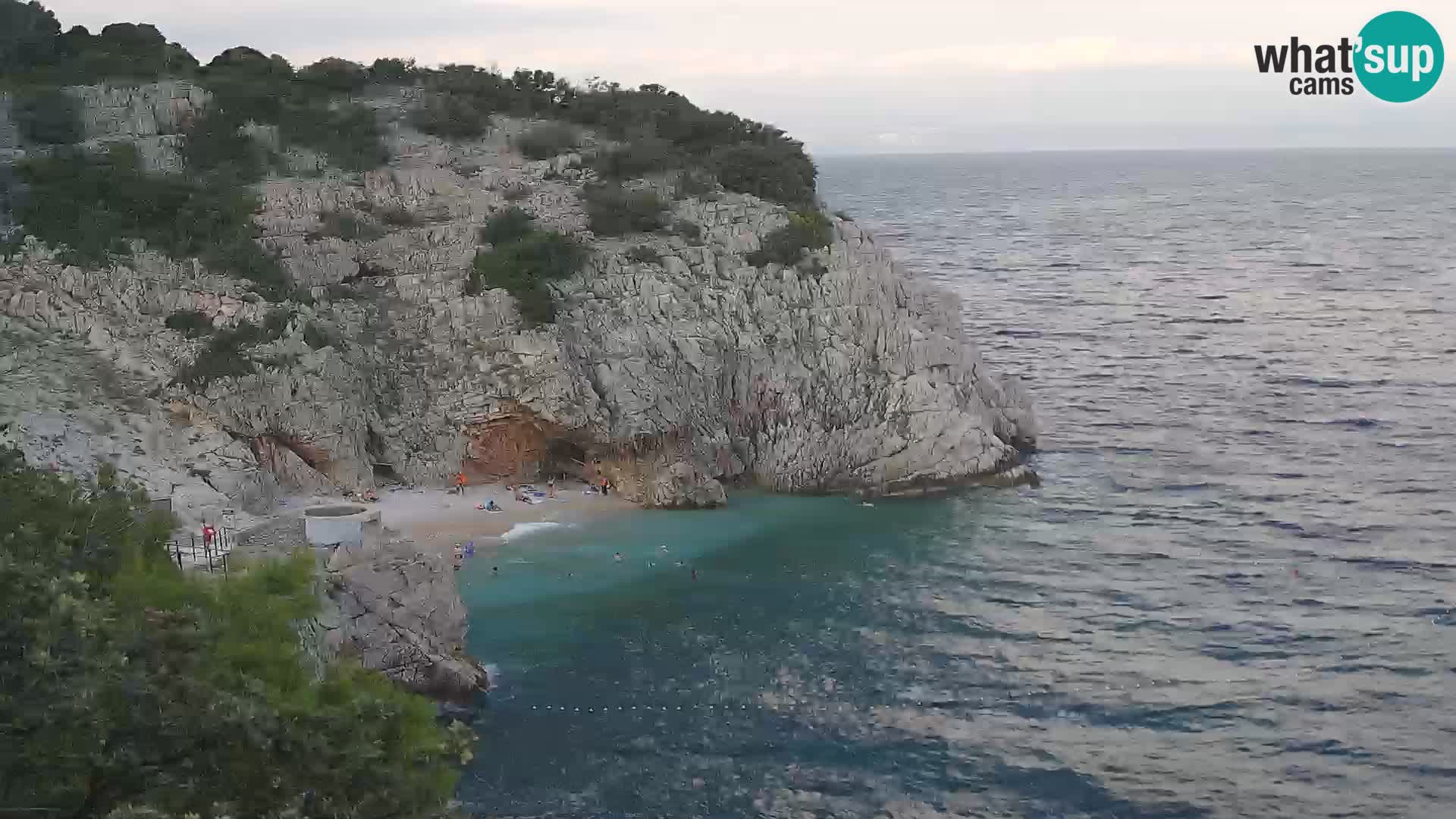 Webcam Brseč Strand – Mošćenička Draga – Kroatien