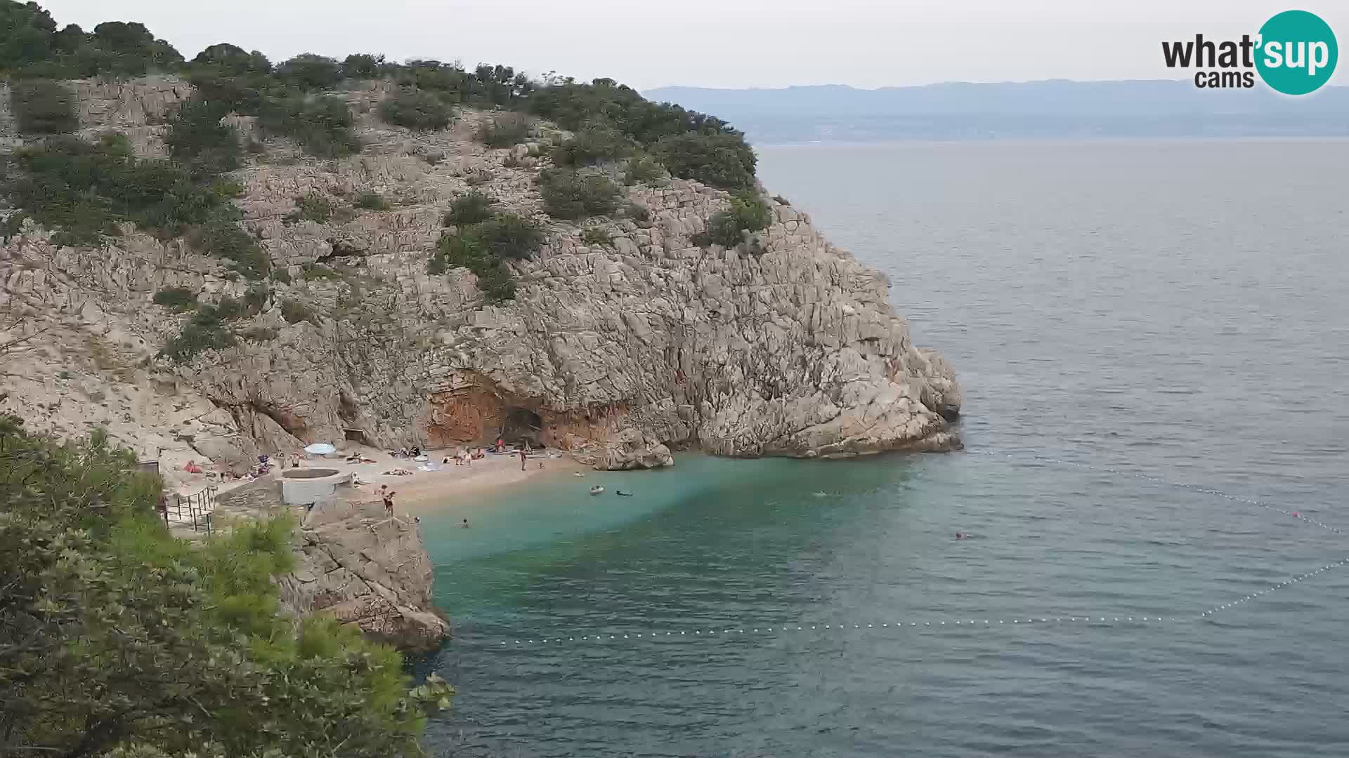Webcam Brseč Strand – Mošćenička Draga – Kroatien