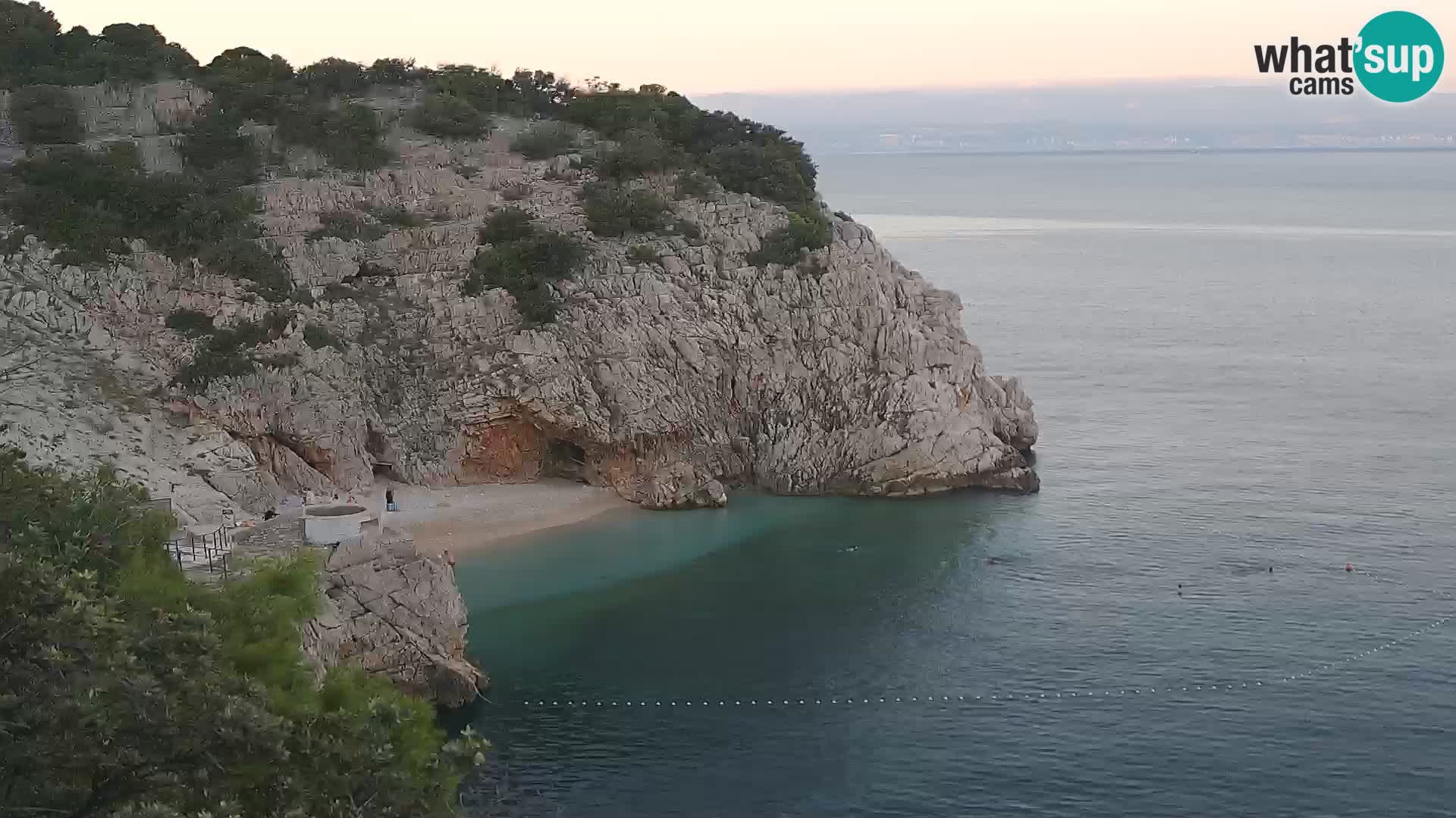 Webcam Bersezio spiaggia – Draga di Moschiena – Croazia