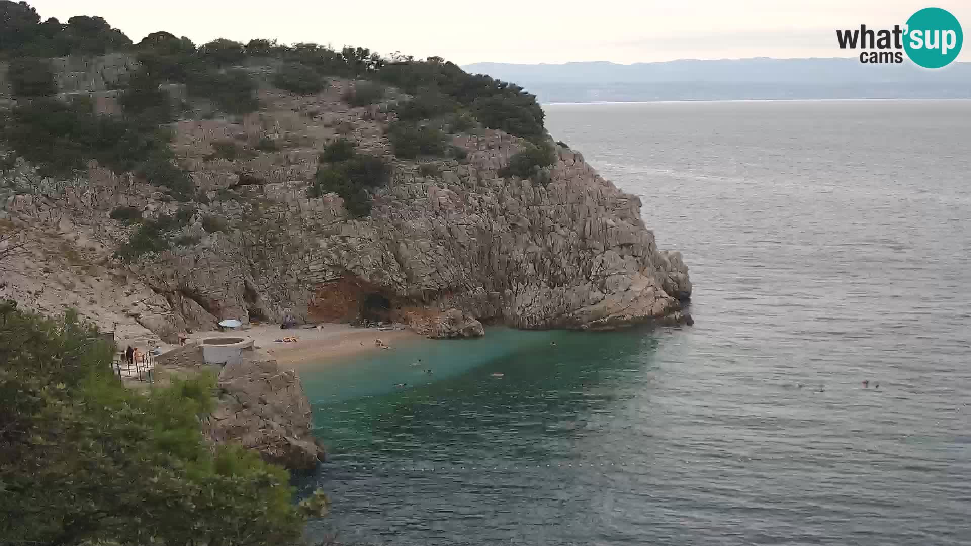 Web kamera plaže Brseč – Mošćenička Draga – Hrvatska