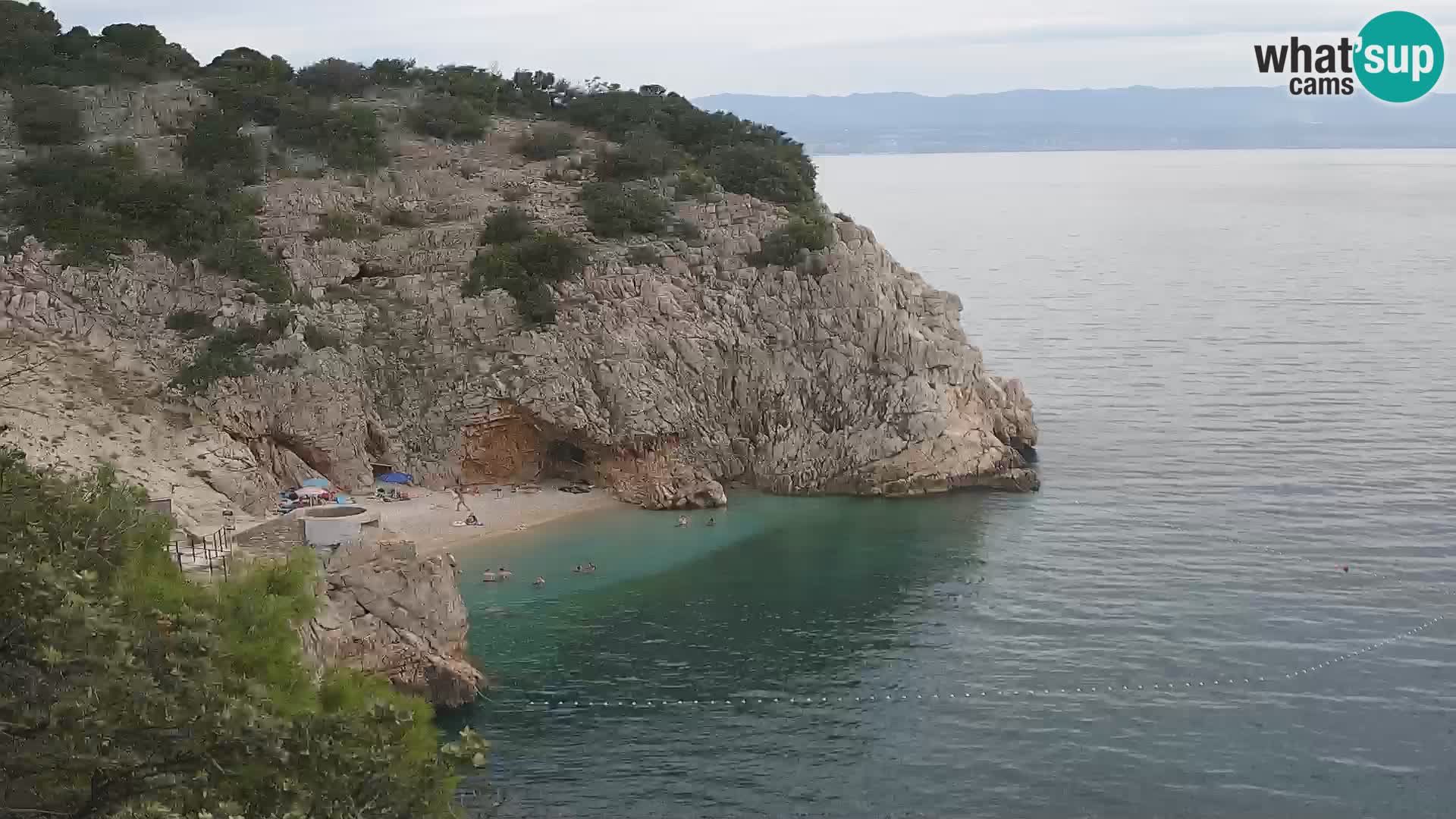 Webcam Brseč Strand – Mošćenička Draga – Kroatien