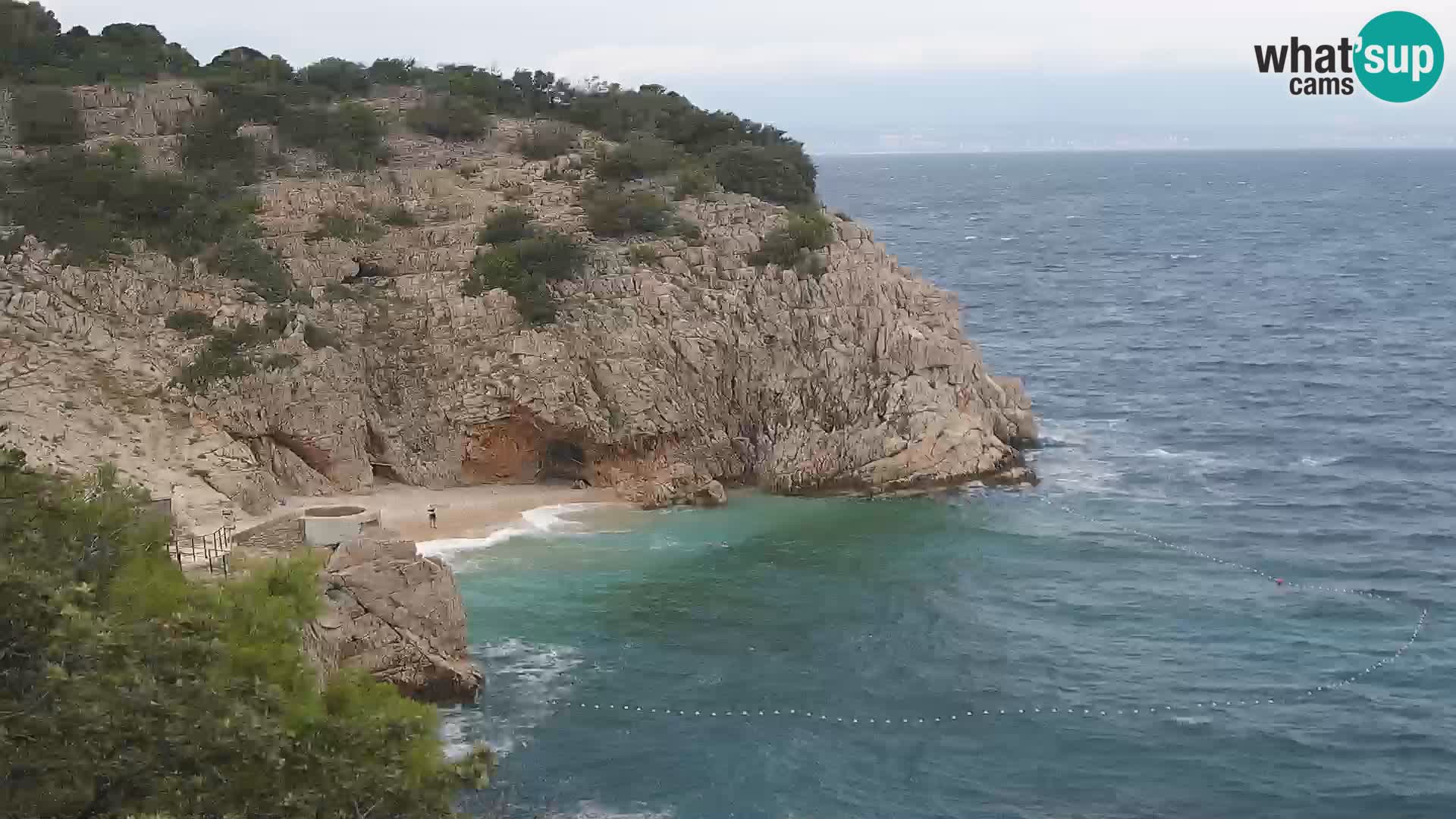 Webcam Brseč beach – Mošćenička Draga – Croatia