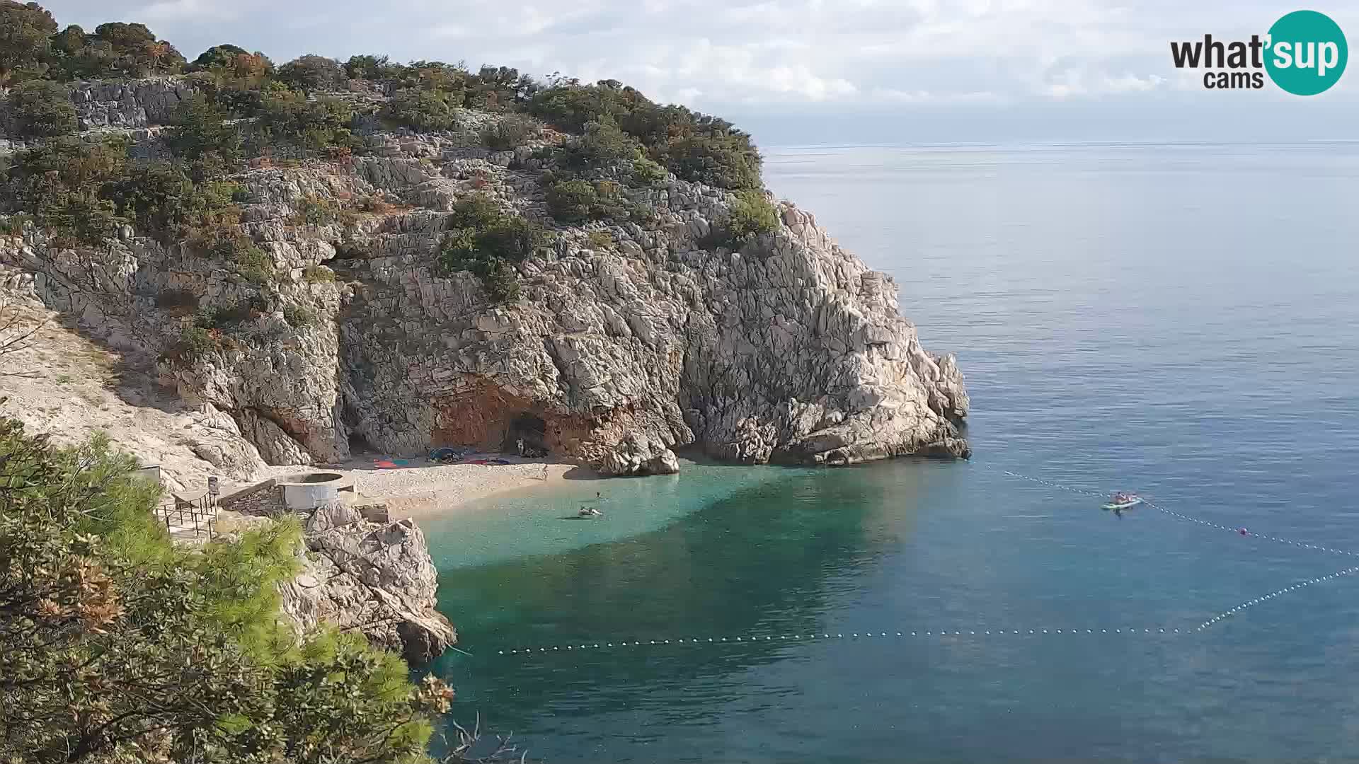 Webcam Brseč Strand – Mošćenička Draga – Kroatien