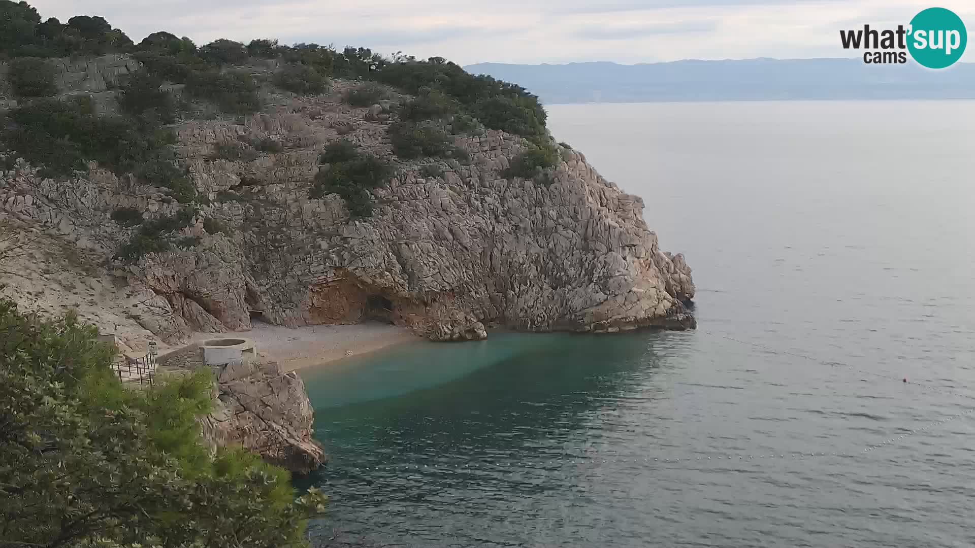Webcam Bersezio spiaggia – Draga di Moschiena – Croazia