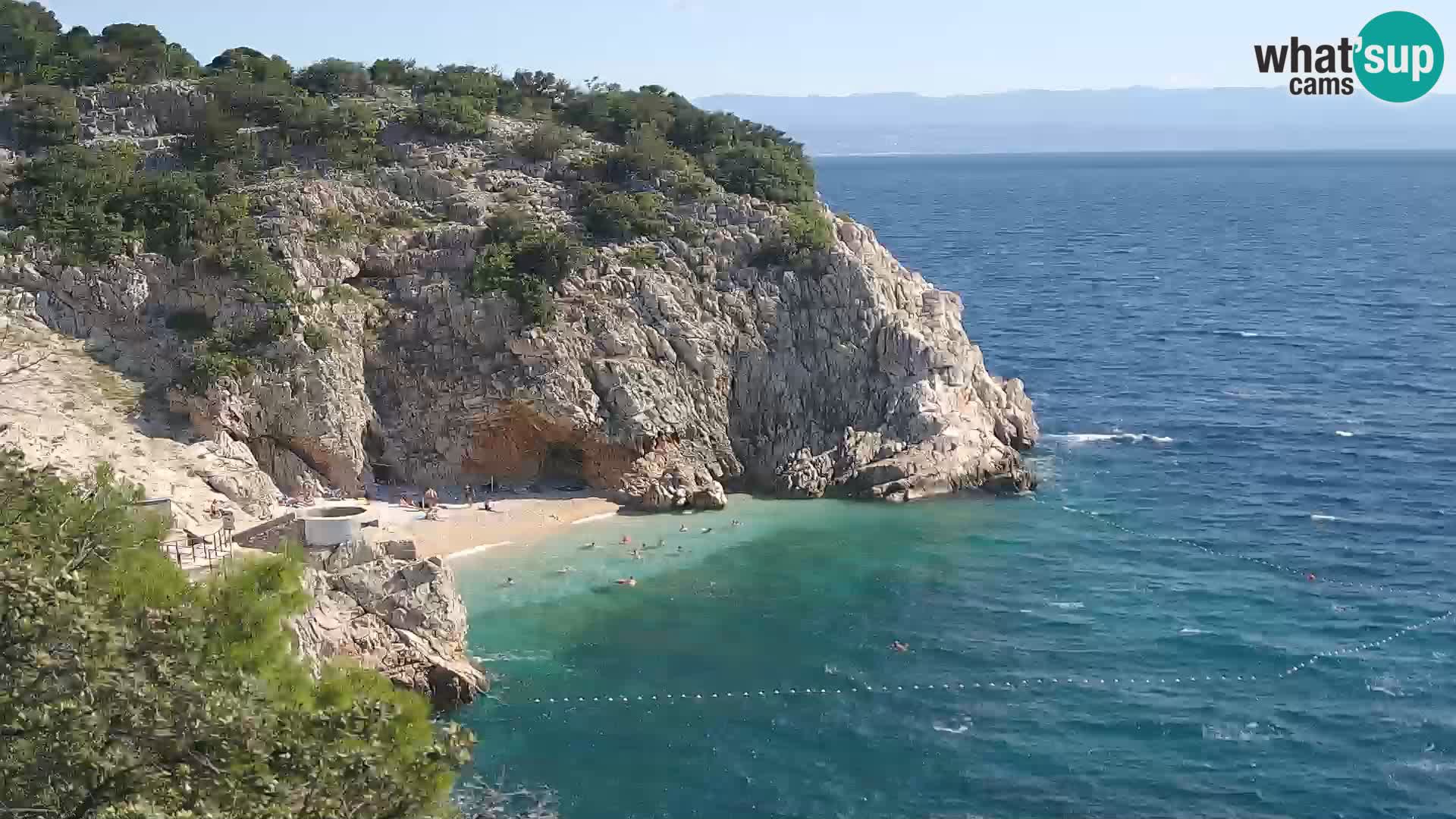 Webcam Brseč beach – Mošćenička Draga – Croatia