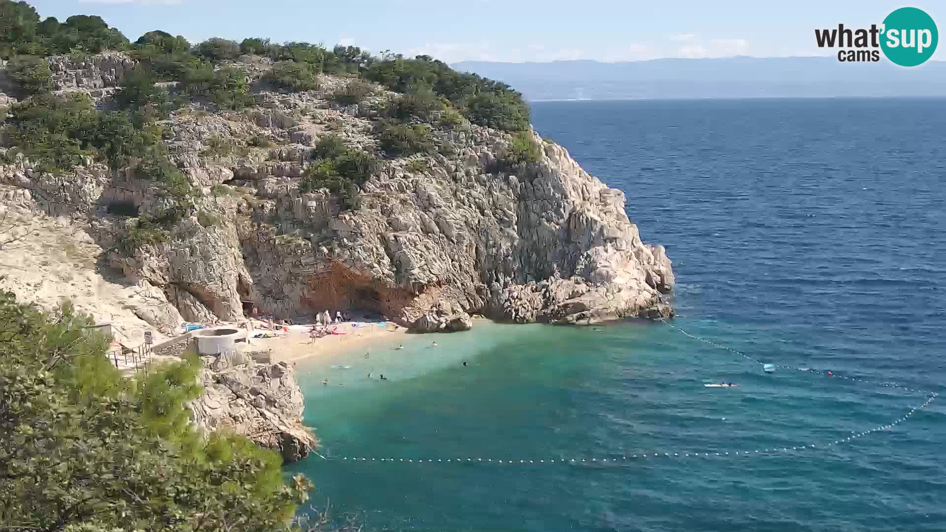 Webcam Brseč Strand – Mošćenička Draga – Kroatien