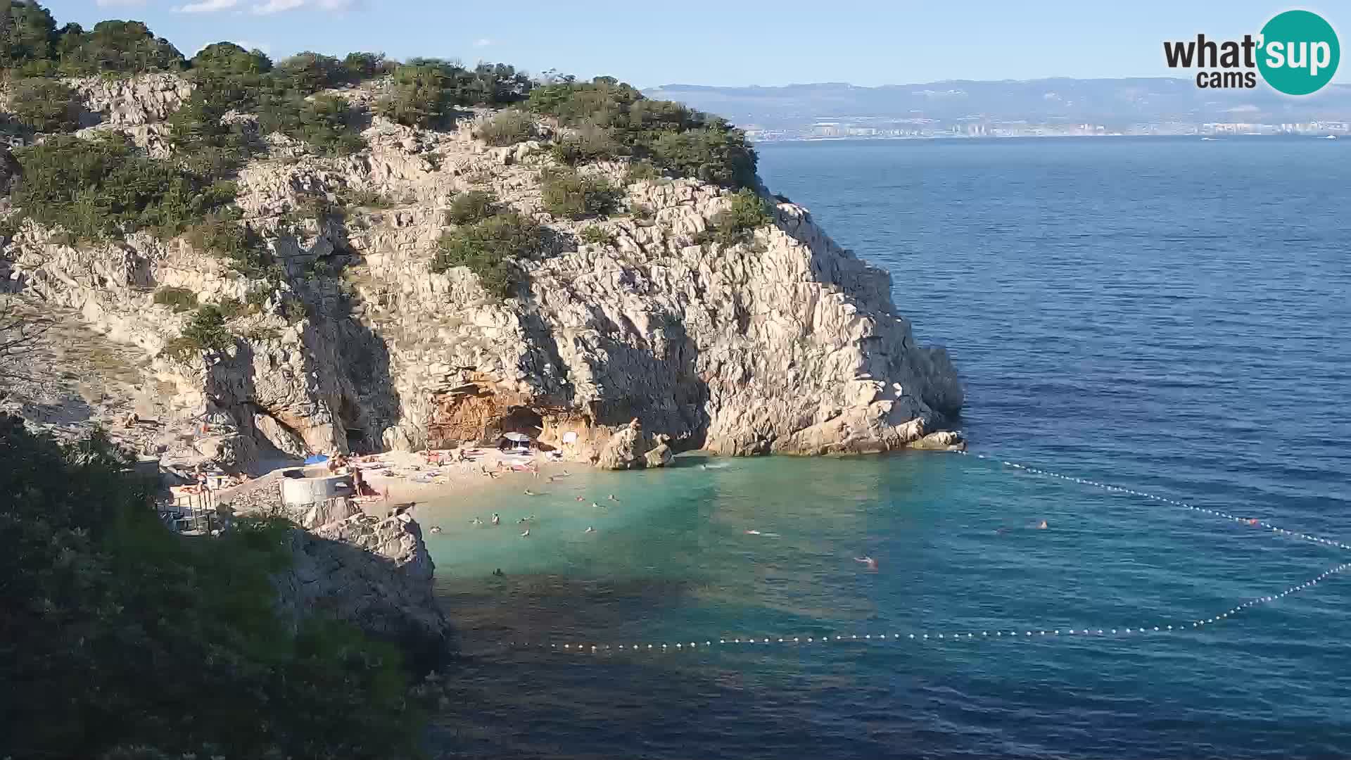 Webcam Brseč Strand – Mošćenička Draga – Kroatien