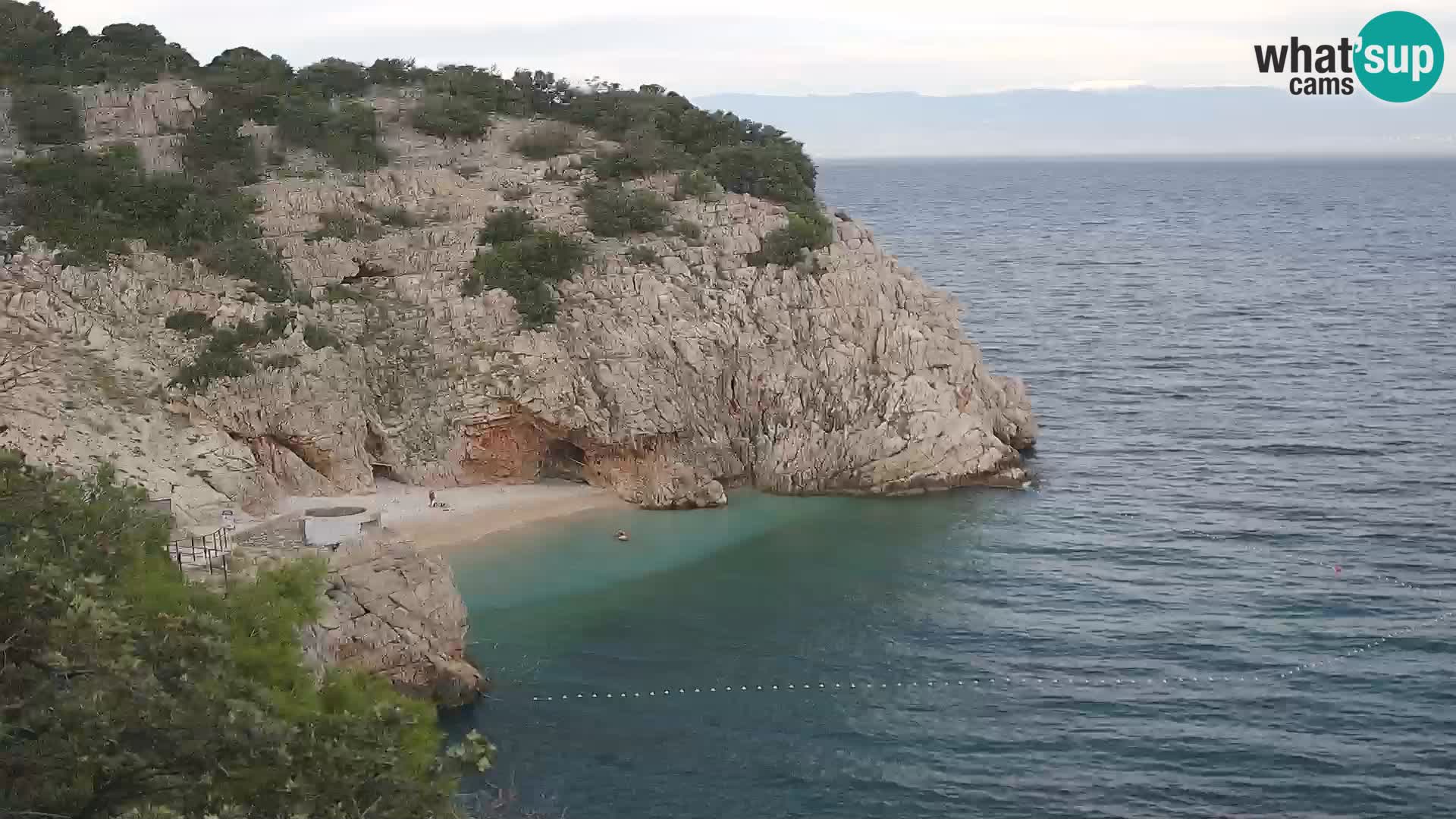 Webcam Bersezio spiaggia – Draga di Moschiena – Croazia