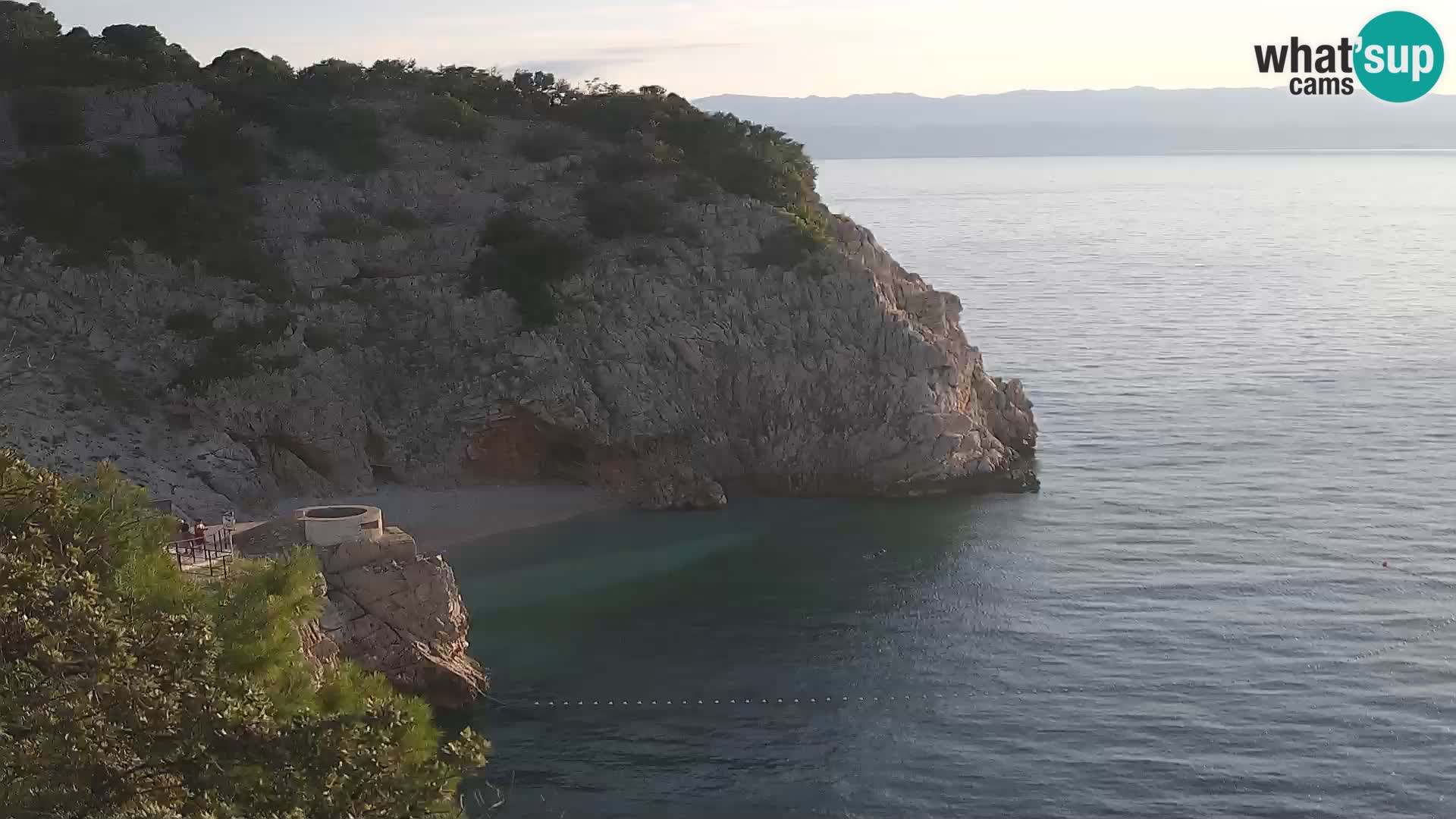 Webcam Brseč beach – Mošćenička Draga – Croatia