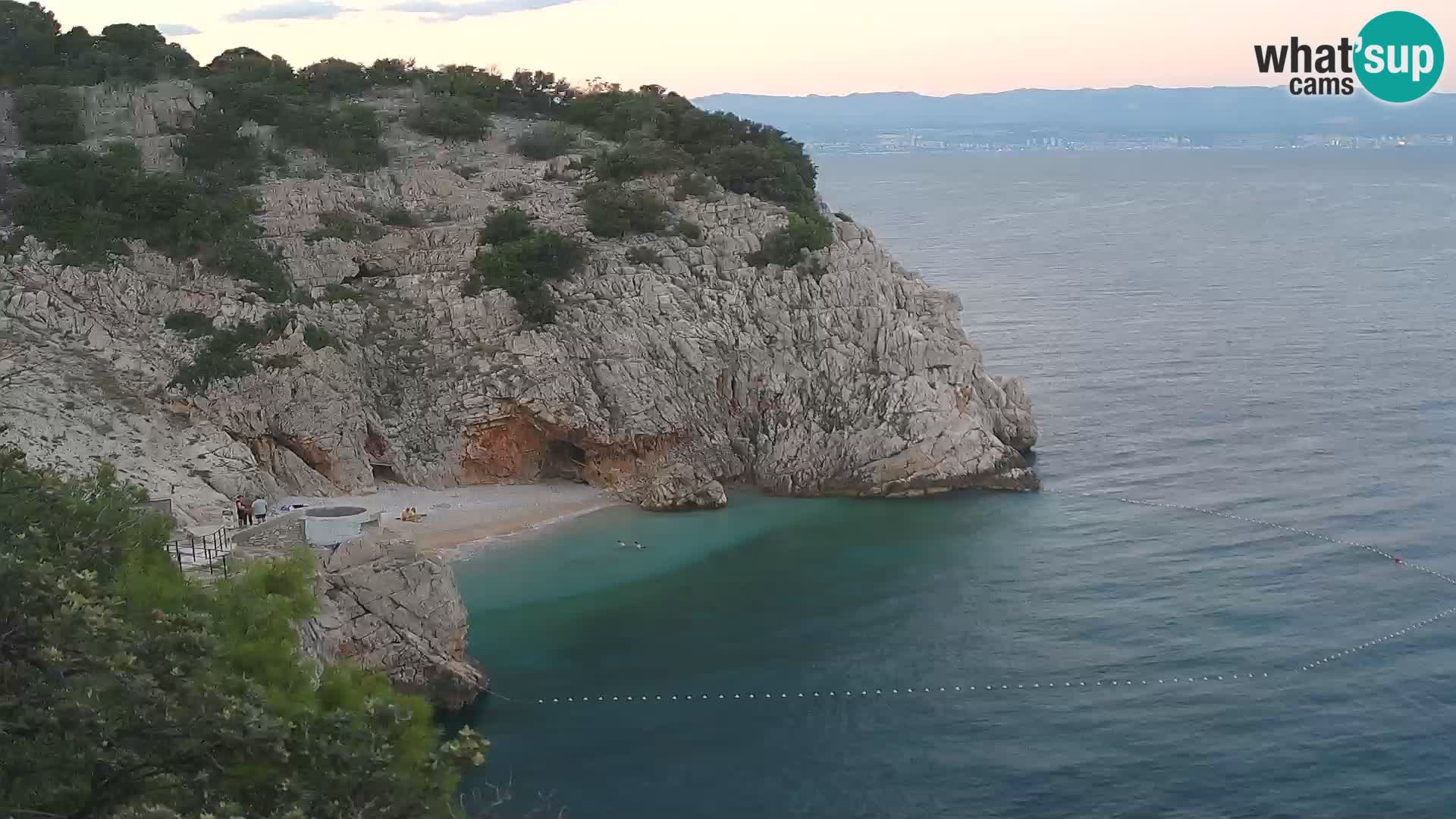 Webcam Brseč beach – Mošćenička Draga – Croatia