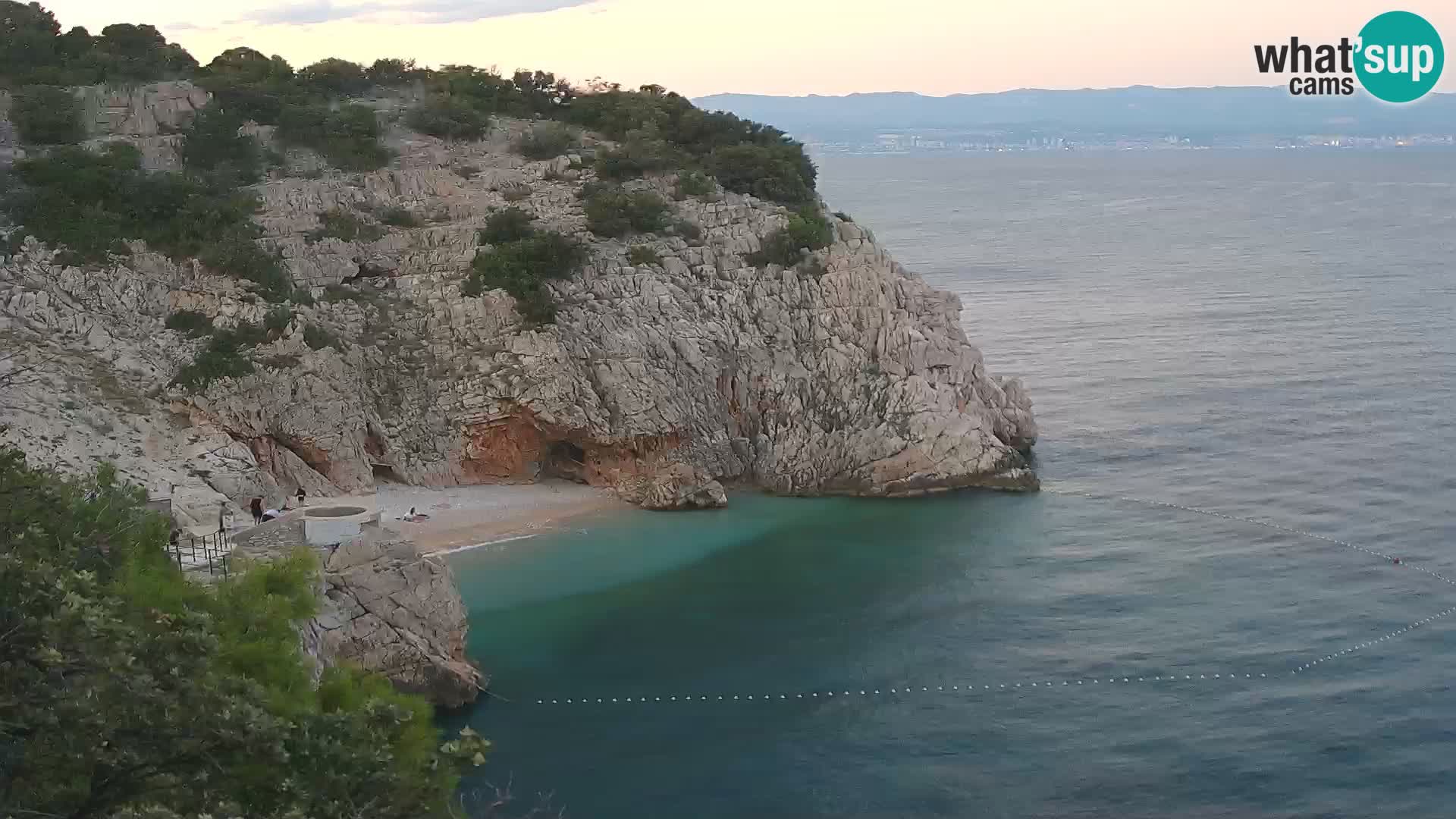 Webcam Brseč Strand – Mošćenička Draga – Kroatien
