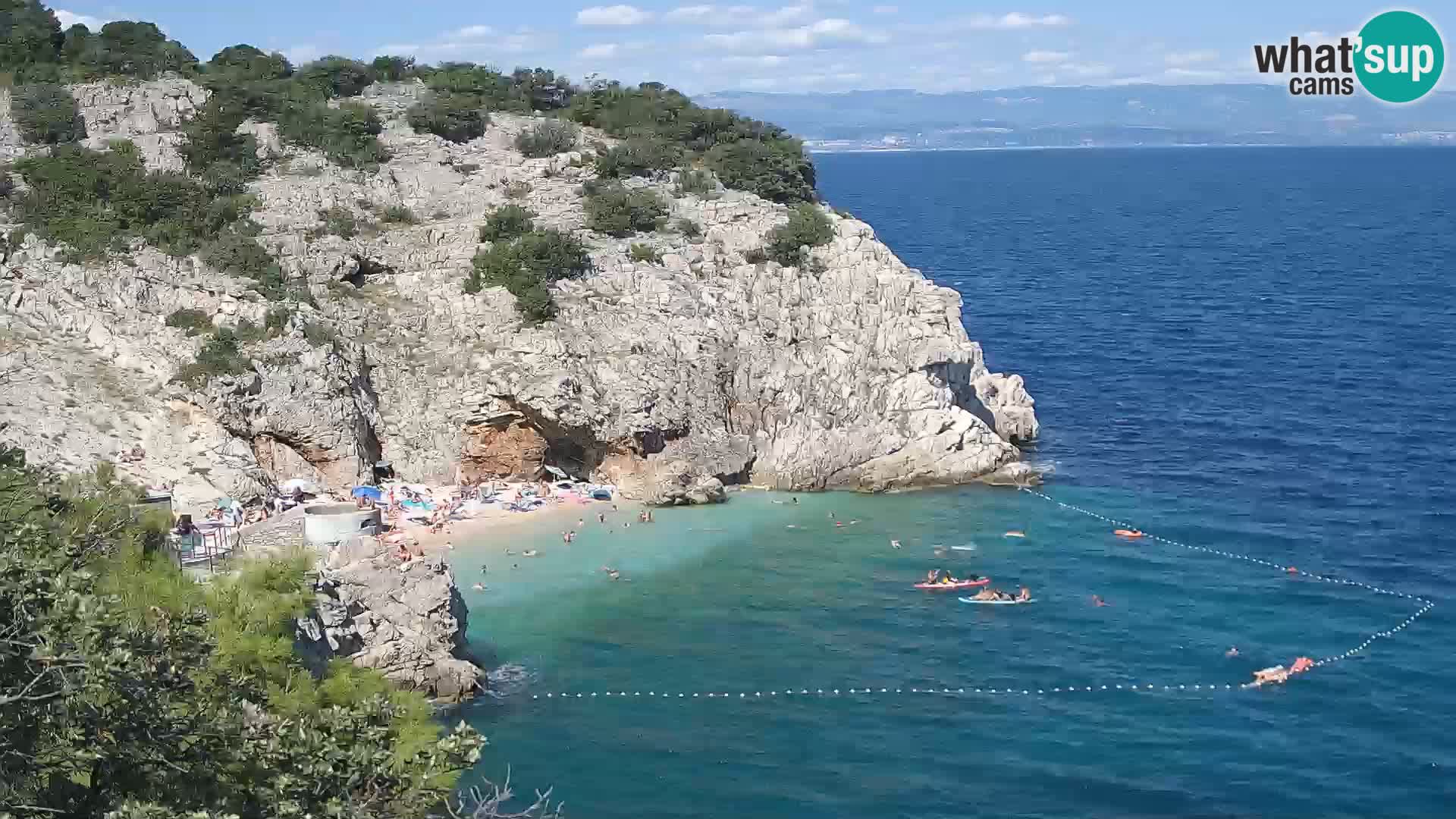 Webcam Brseč Strand – Mošćenička Draga – Kroatien