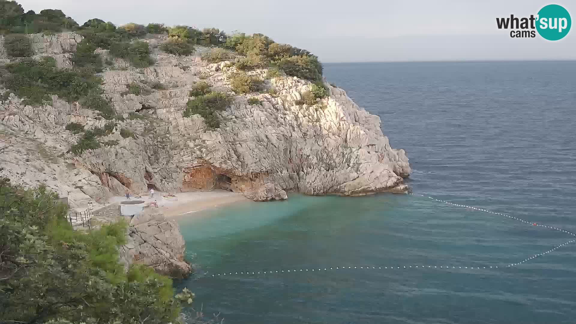 Webcam Bersezio spiaggia – Draga di Moschiena – Croazia