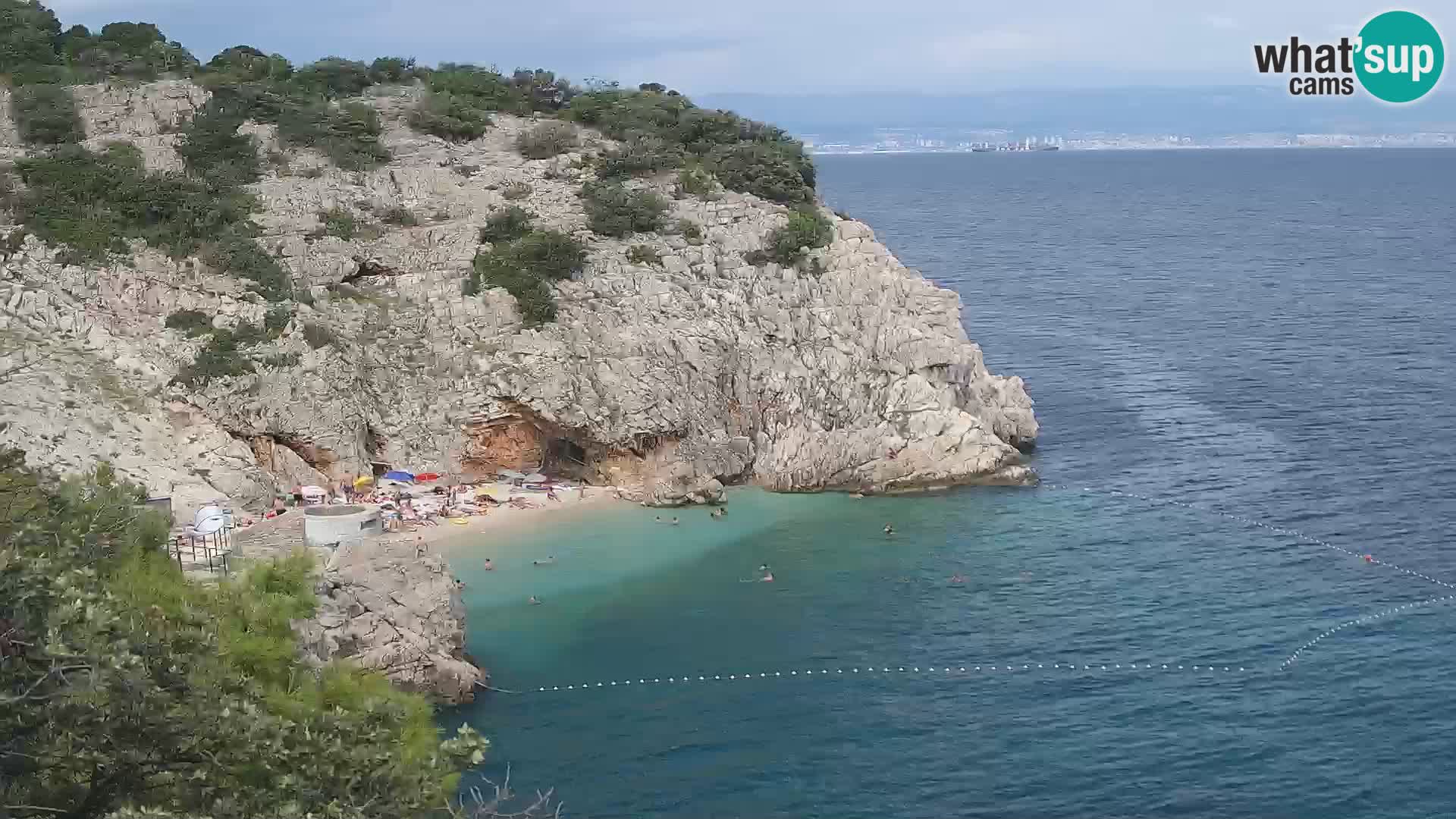 Webcam Brseč Strand – Mošćenička Draga – Kroatien