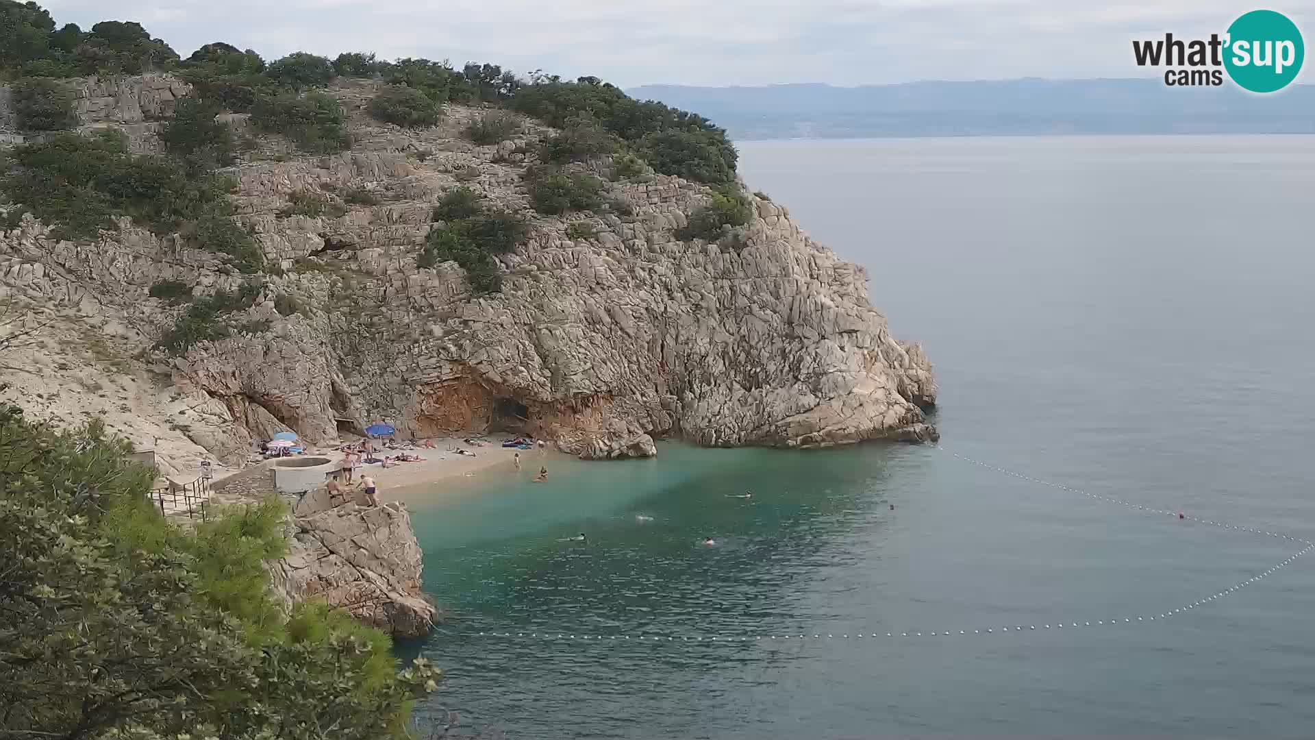 Webcam Bersezio spiaggia – Draga di Moschiena – Croazia