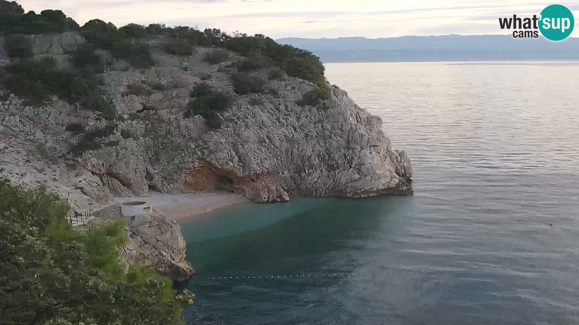 Webcam Brseč Strand – Mošćenička Draga – Kroatien