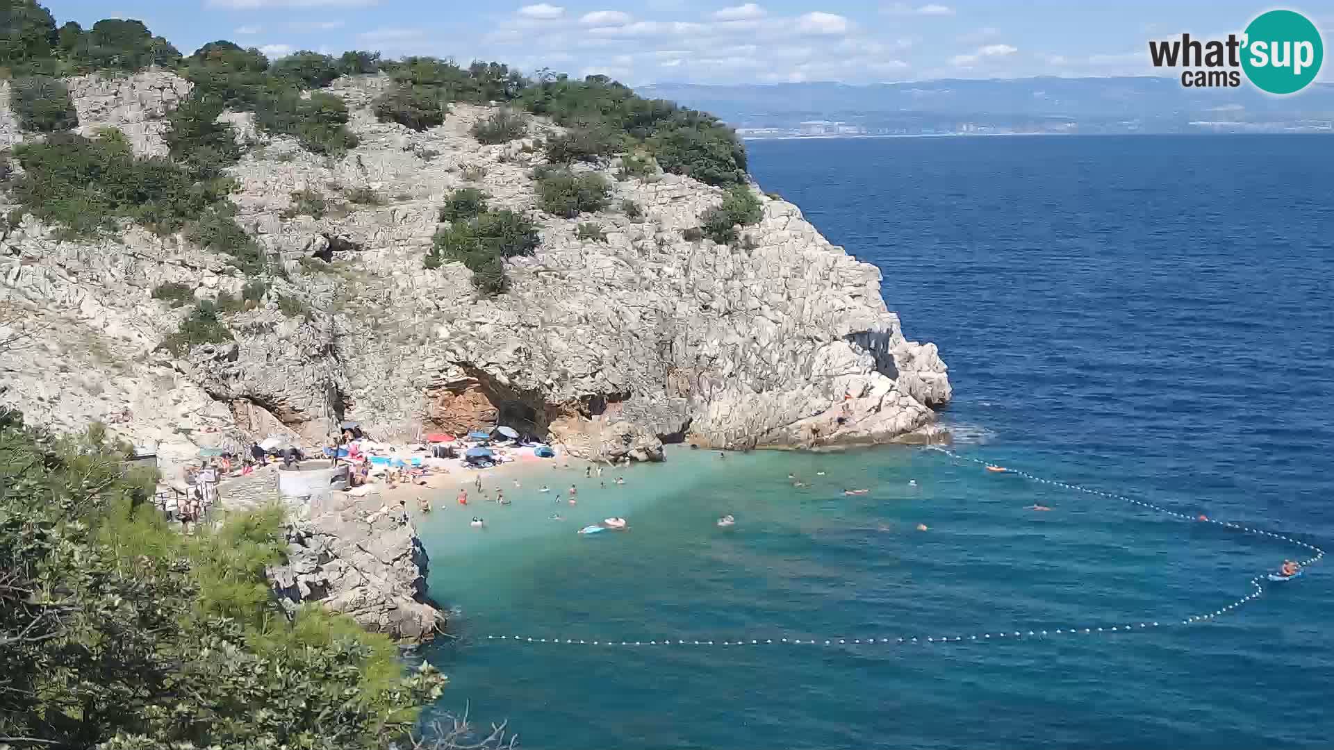 Webcam Brseč Strand – Mošćenička Draga – Kroatien