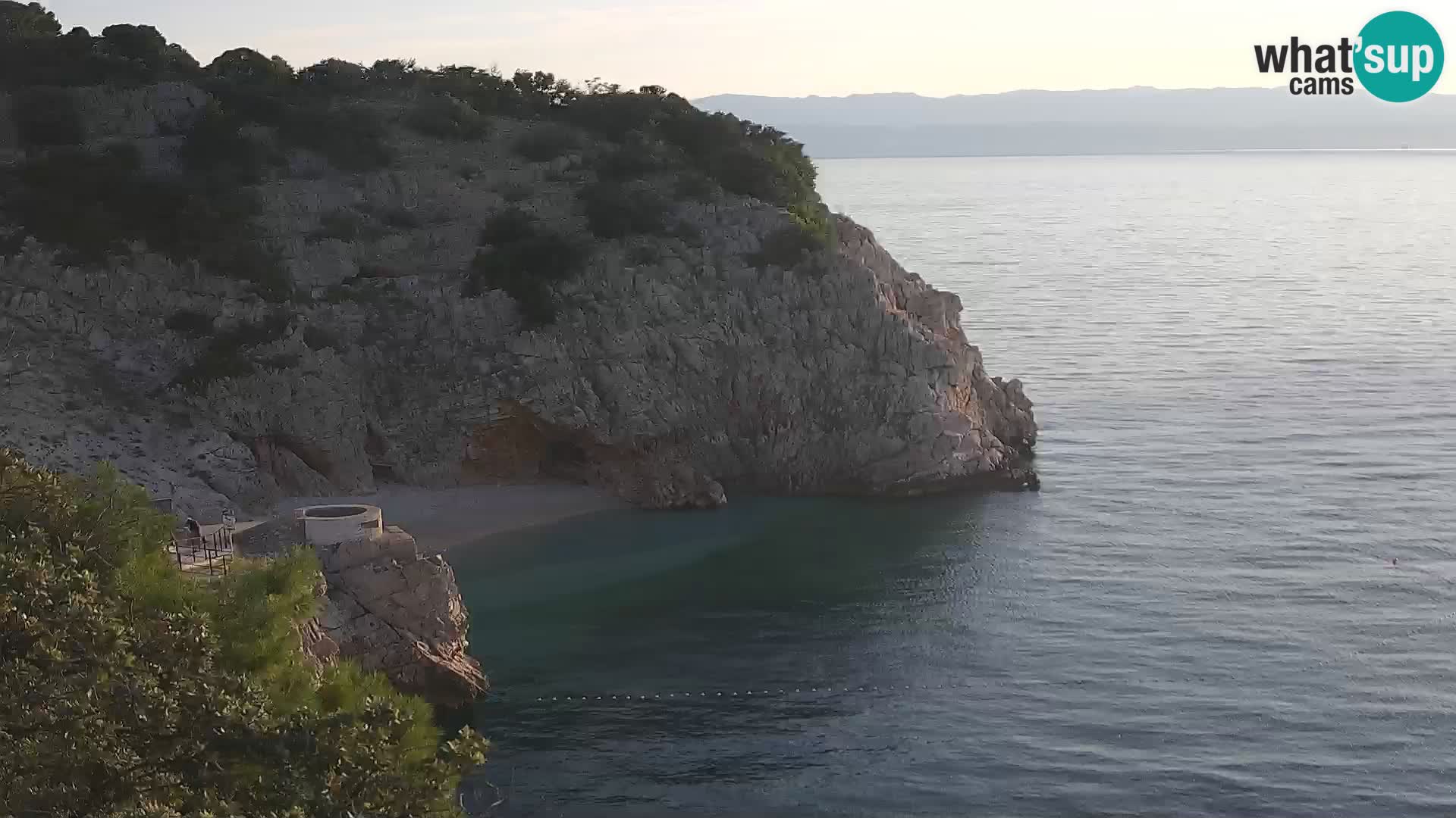 Webcam Brseč Strand – Mošćenička Draga – Kroatien