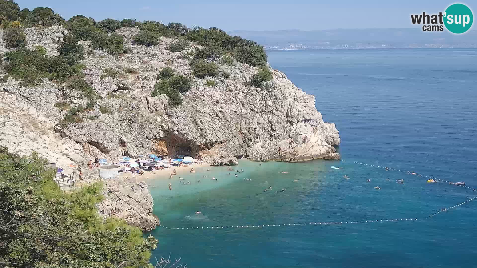 Webcam Brseč Strand – Mošćenička Draga – Kroatien