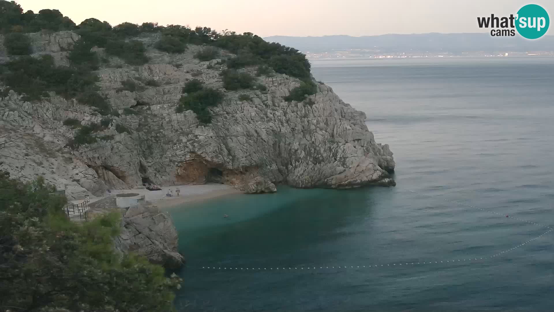 Webcam Brseč Strand – Mošćenička Draga – Kroatien