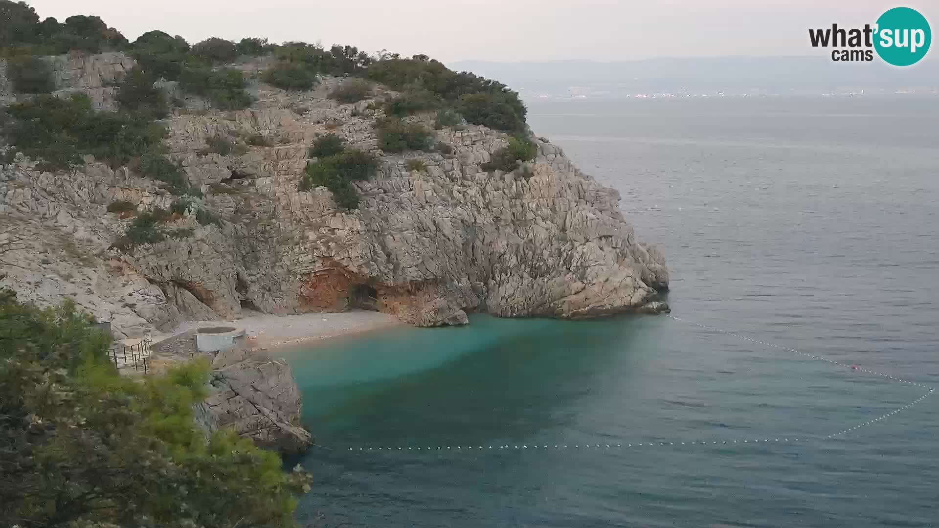 Webcam Bersezio spiaggia – Draga di Moschiena – Croazia