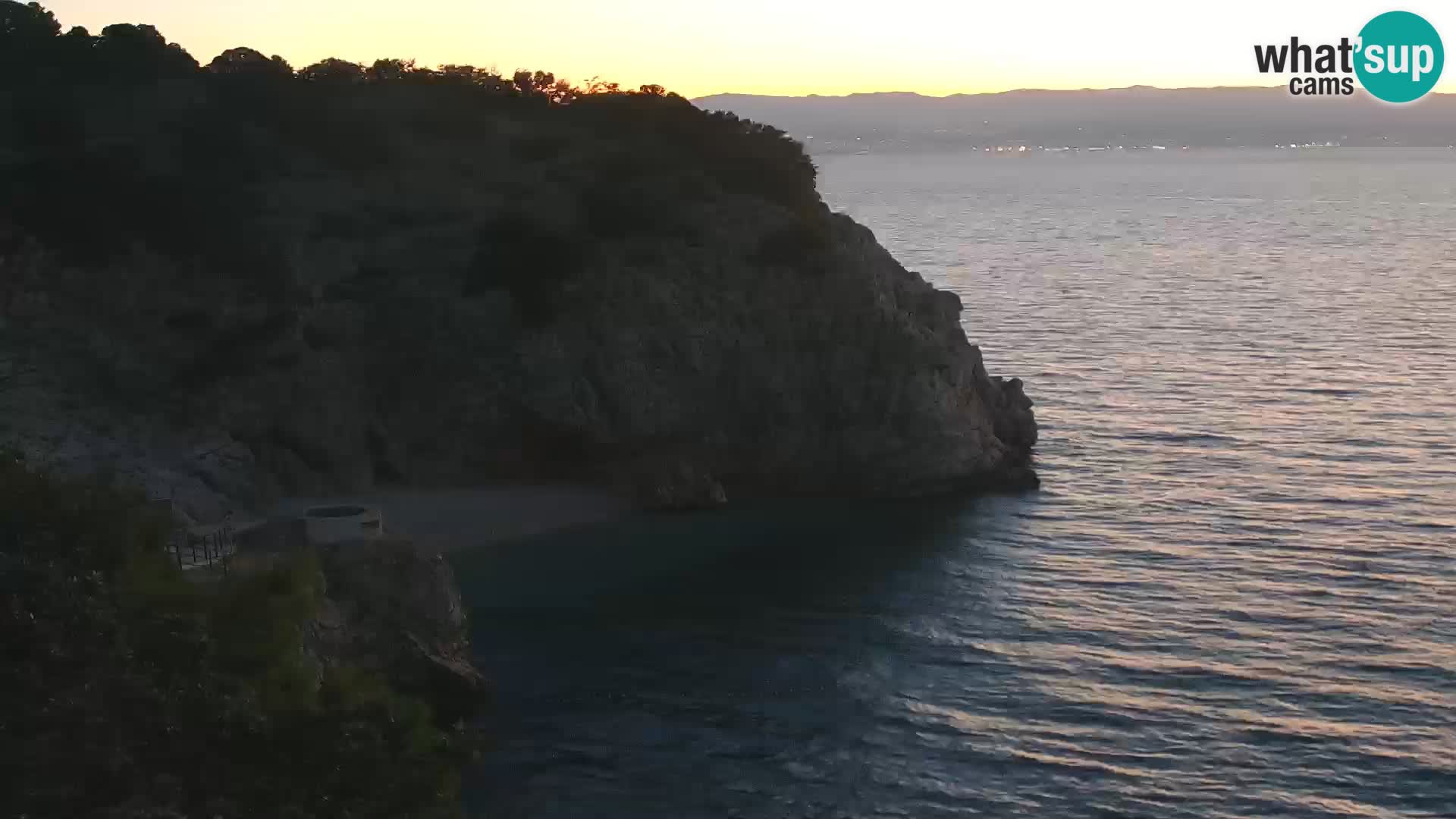 Webcam Brseč beach – Mošćenička Draga – Croatia