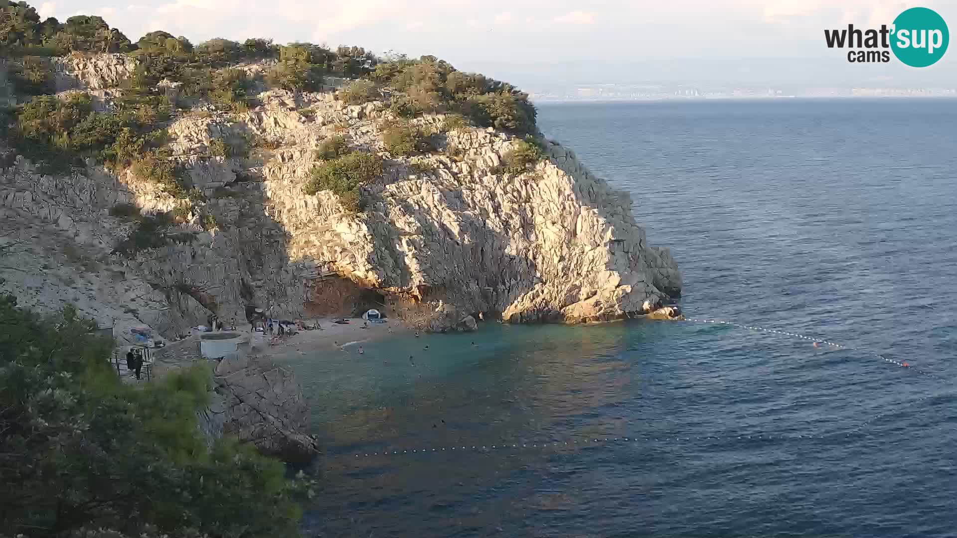 Web kamera plaže Brseč – Mošćenička Draga – Hrvatska