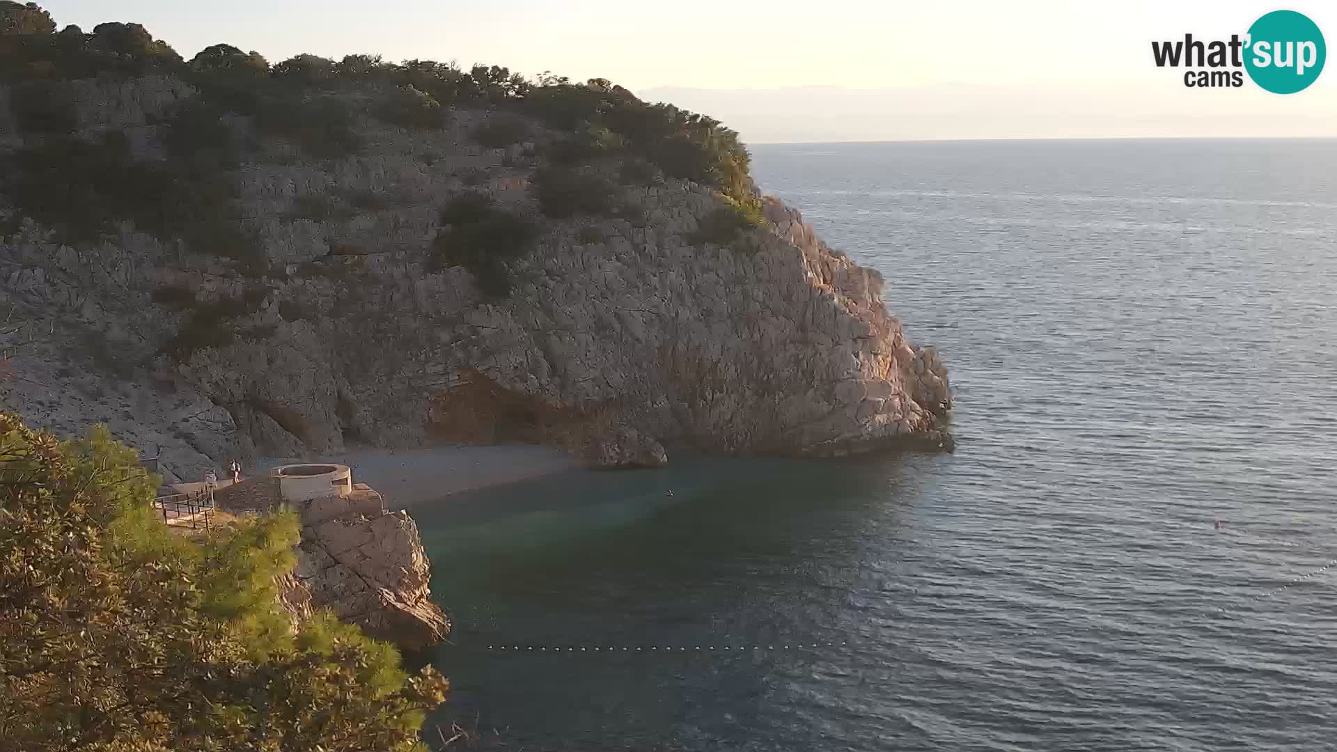 Webcam Brseč beach – Mošćenička Draga – Croatia