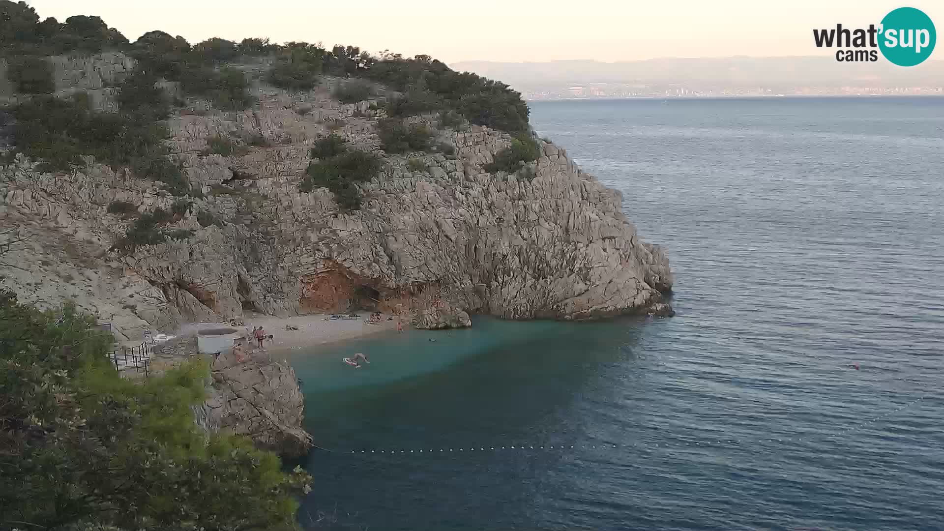 Webcam Brseč beach – Mošćenička Draga – Croatia